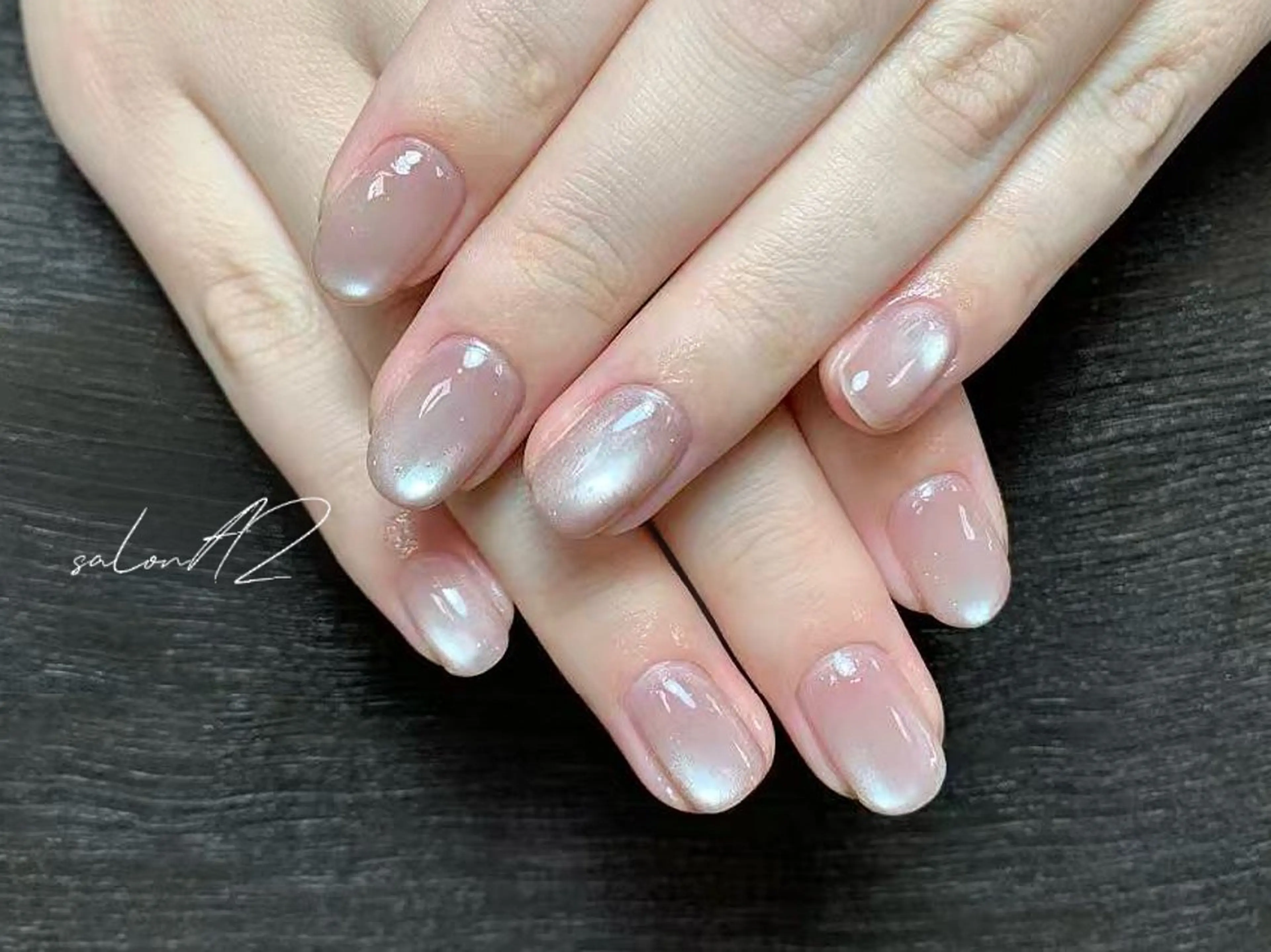 ネイル アートネイル 長さ出し フットネイル フレンチネイル ジェルネイル ハンドネイル salon AZのネイルデザイン