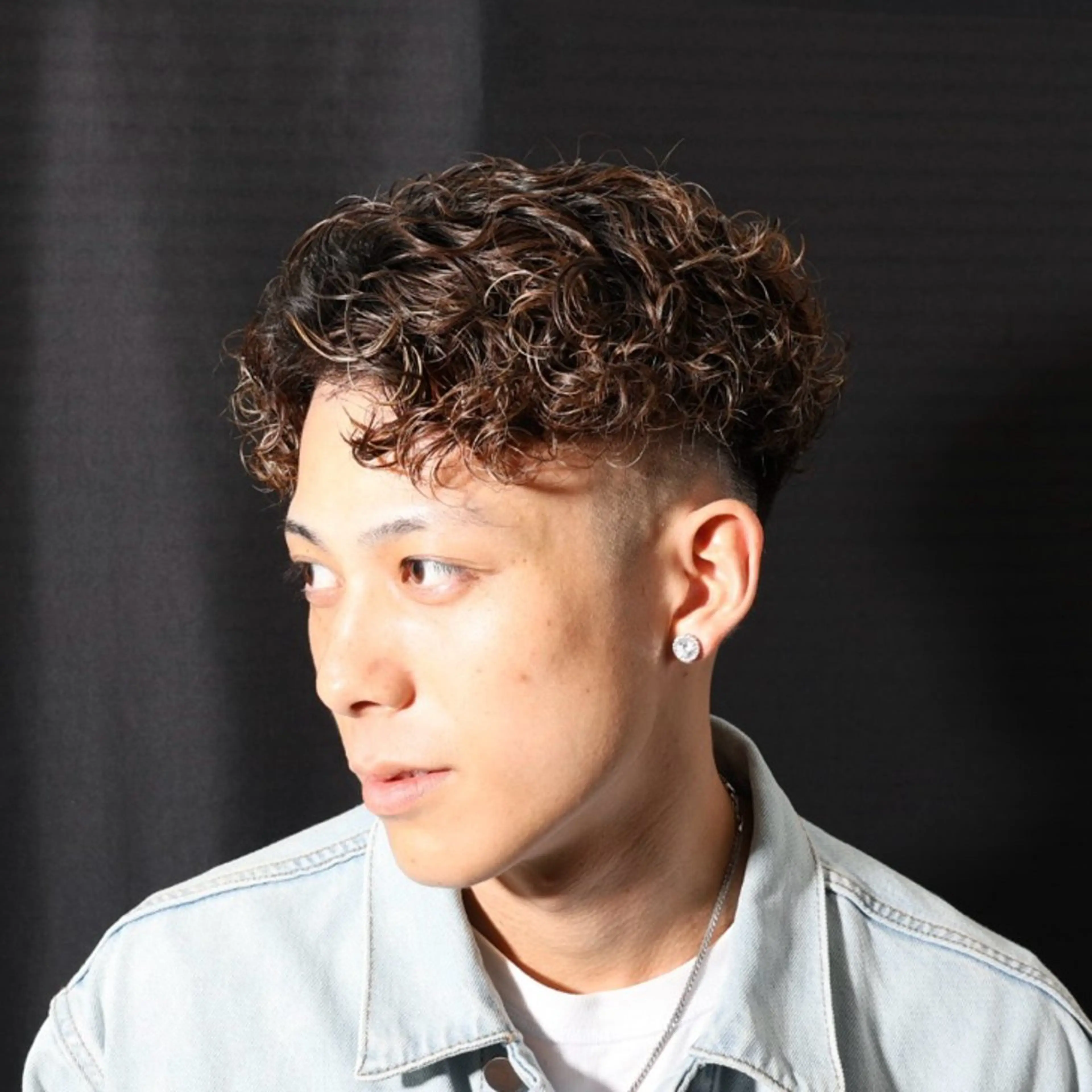 ショート パーマ メンズ カット パーマ メンズカット/パーマ 川崎　智大のヘアスタイル