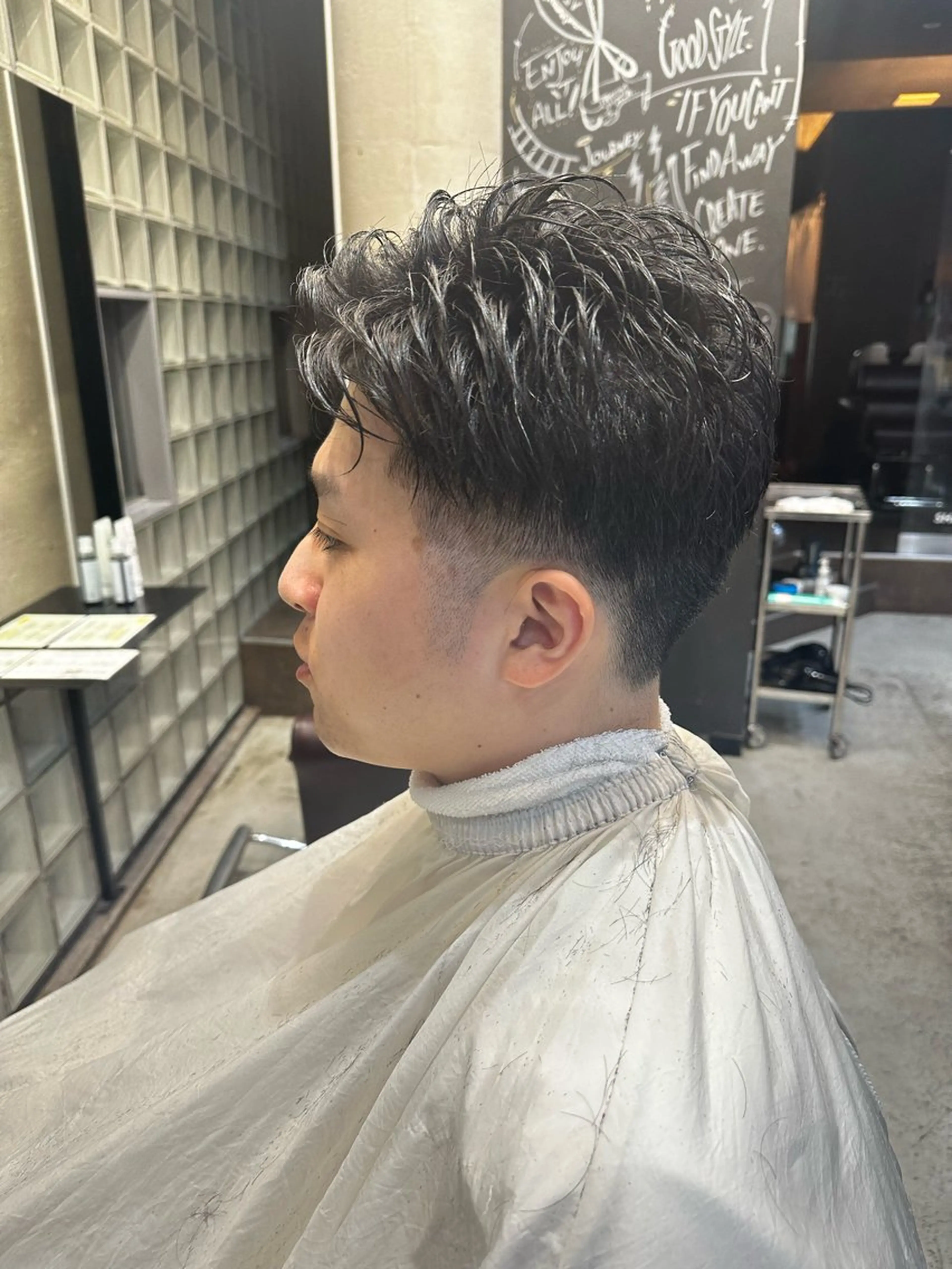 ショート メンズ ショートヘア カット 岩永 大夢のヘアスタイル