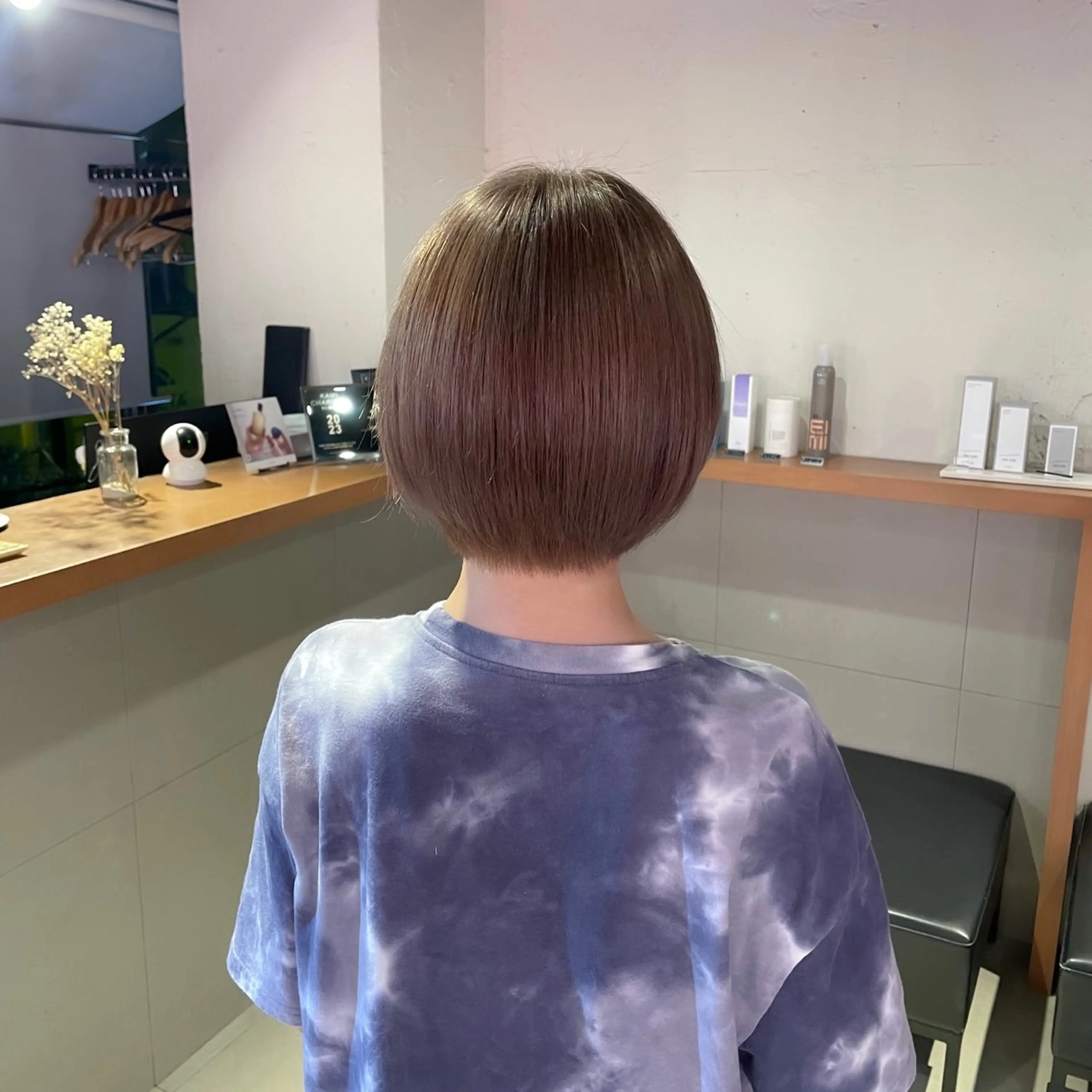 ショート カラー ベージュカラー ミルクティーベージュ 🐺ウルフオタク🐺 ハイトーン/moeのヘアスタイル