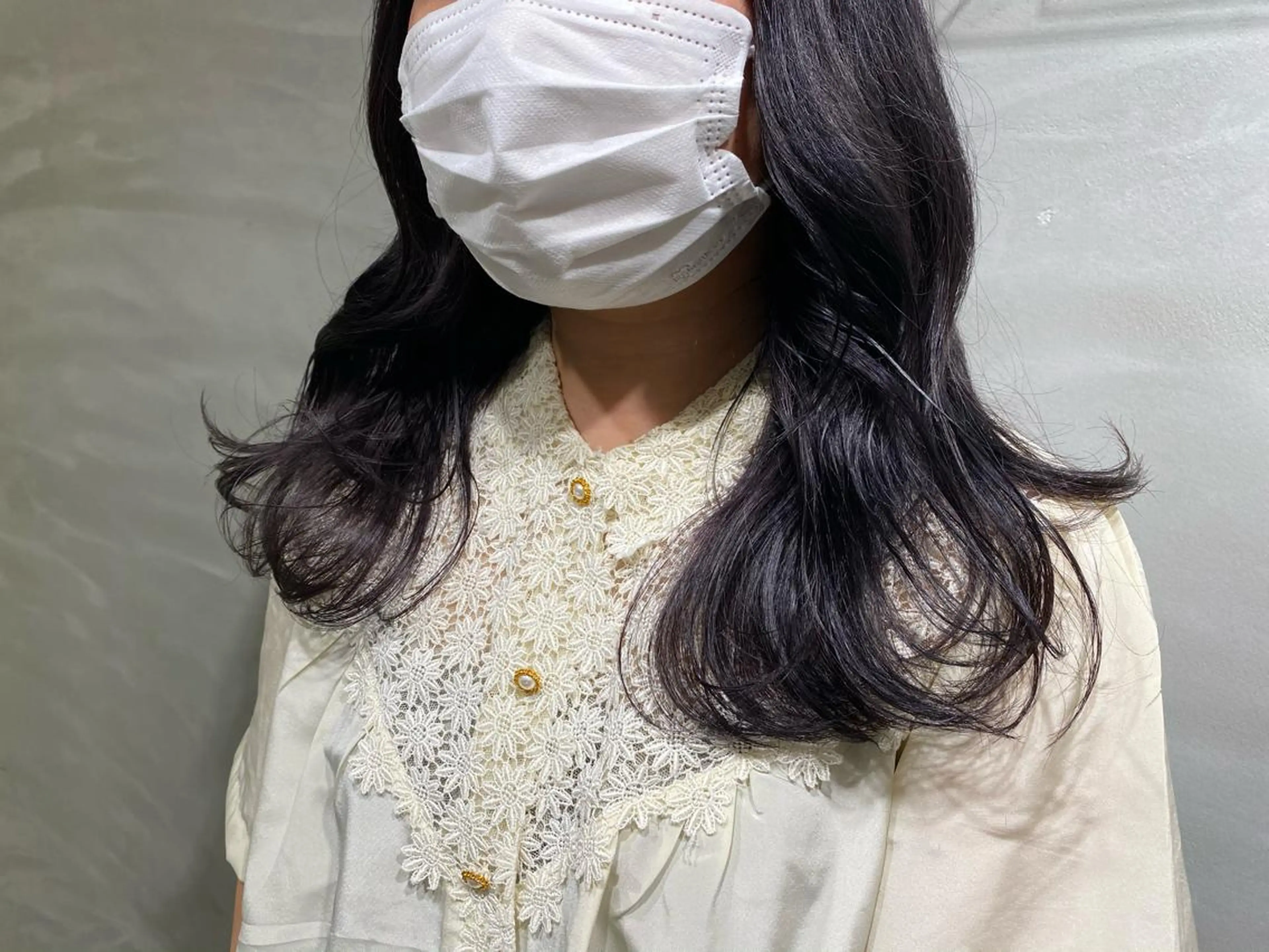 ミディアム カラー ラベンダーカラー ヘアカラー トリートメント 半個室女性salon 🩰Natsumiのヘアスタイル