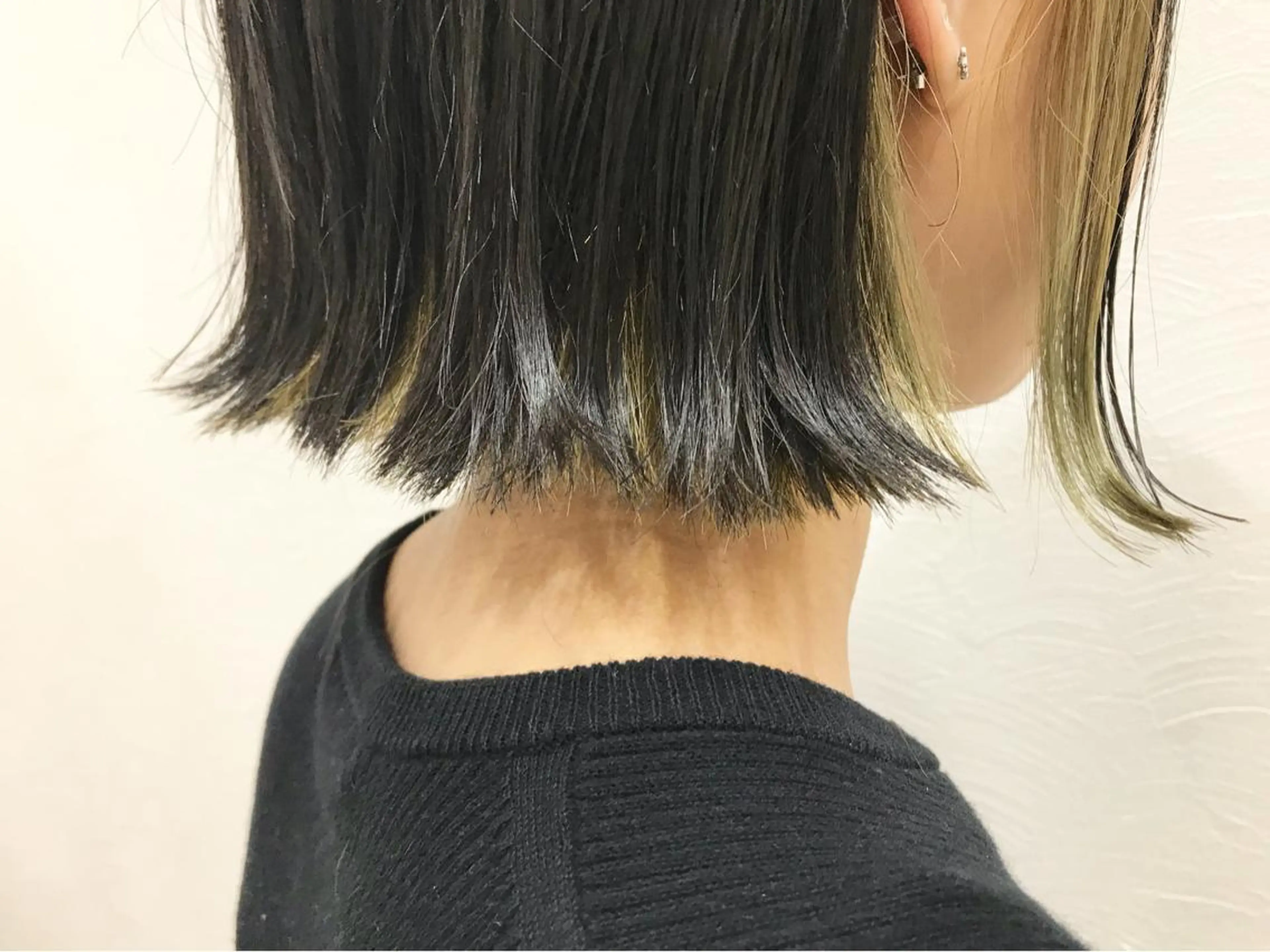 カラー インナーカラー ボブ Life salon SAKURAのヘアスタイル
