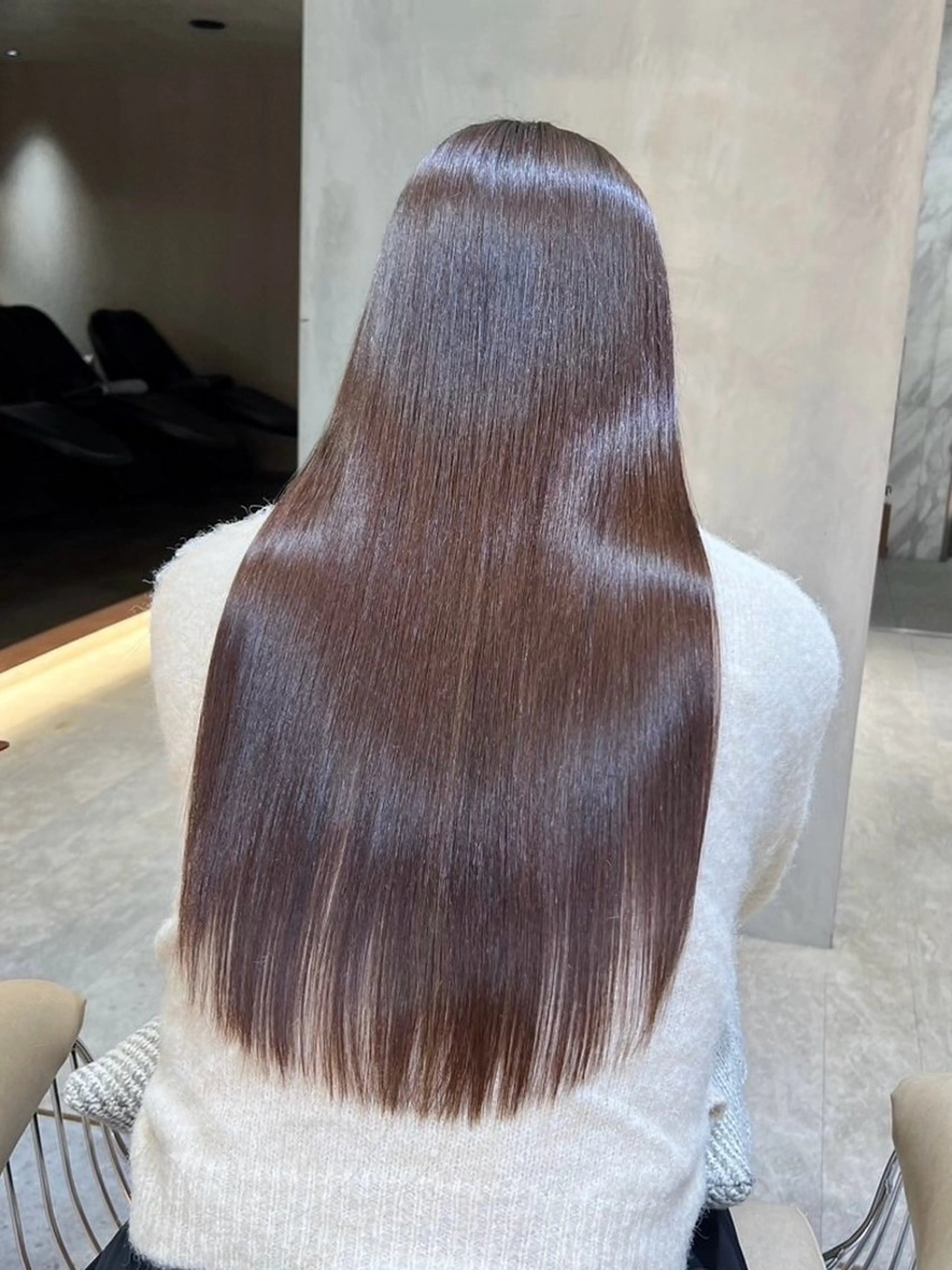 ロング カラー パーマ カット トリートメント 仙台Ｉ韓国レイヤー Ｉ髪質改善Ｉ伊藤拓海のヘアスタイル