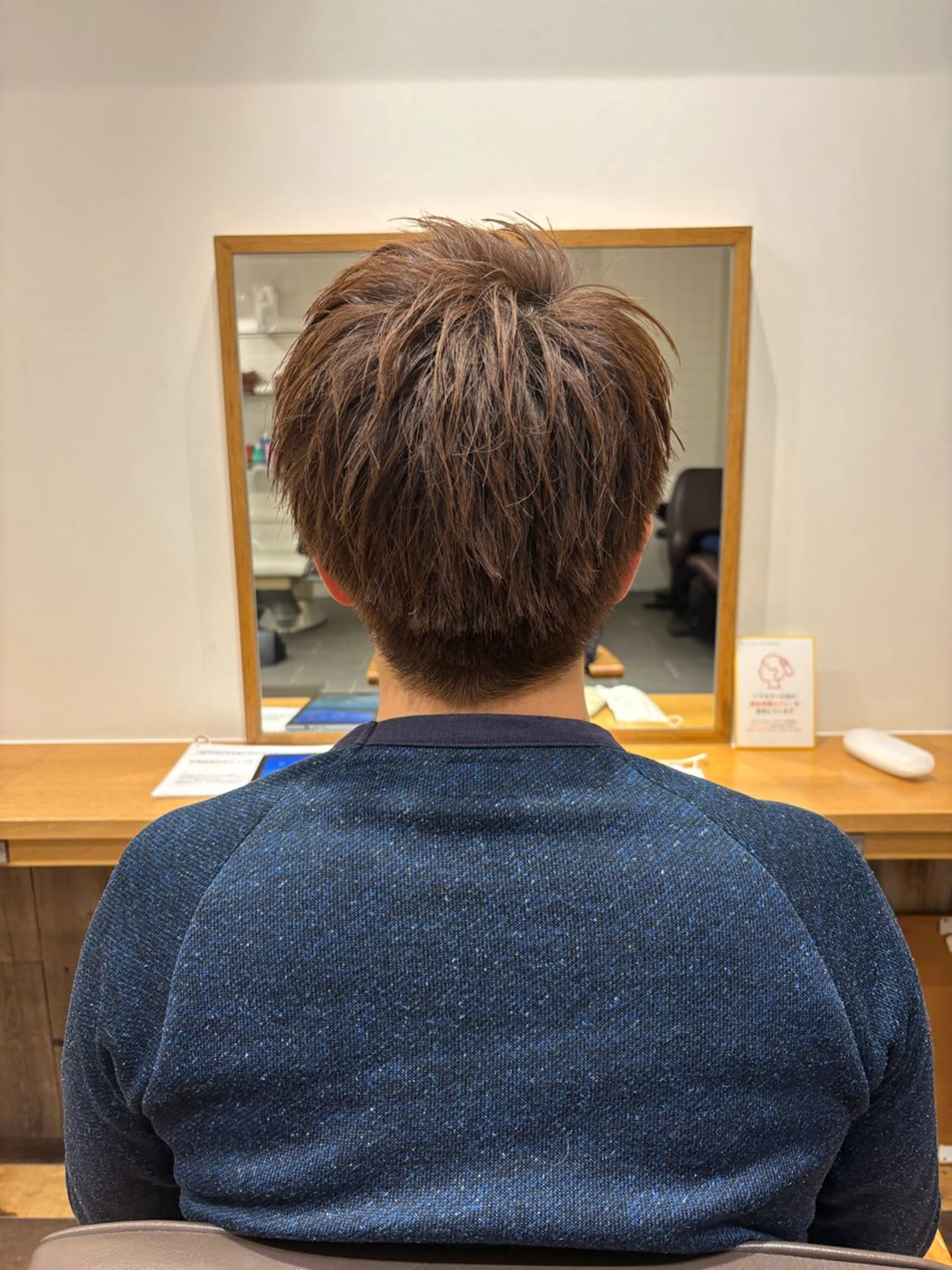 ショート おおはた　りゅう/ メンズカットのヘアスタイル