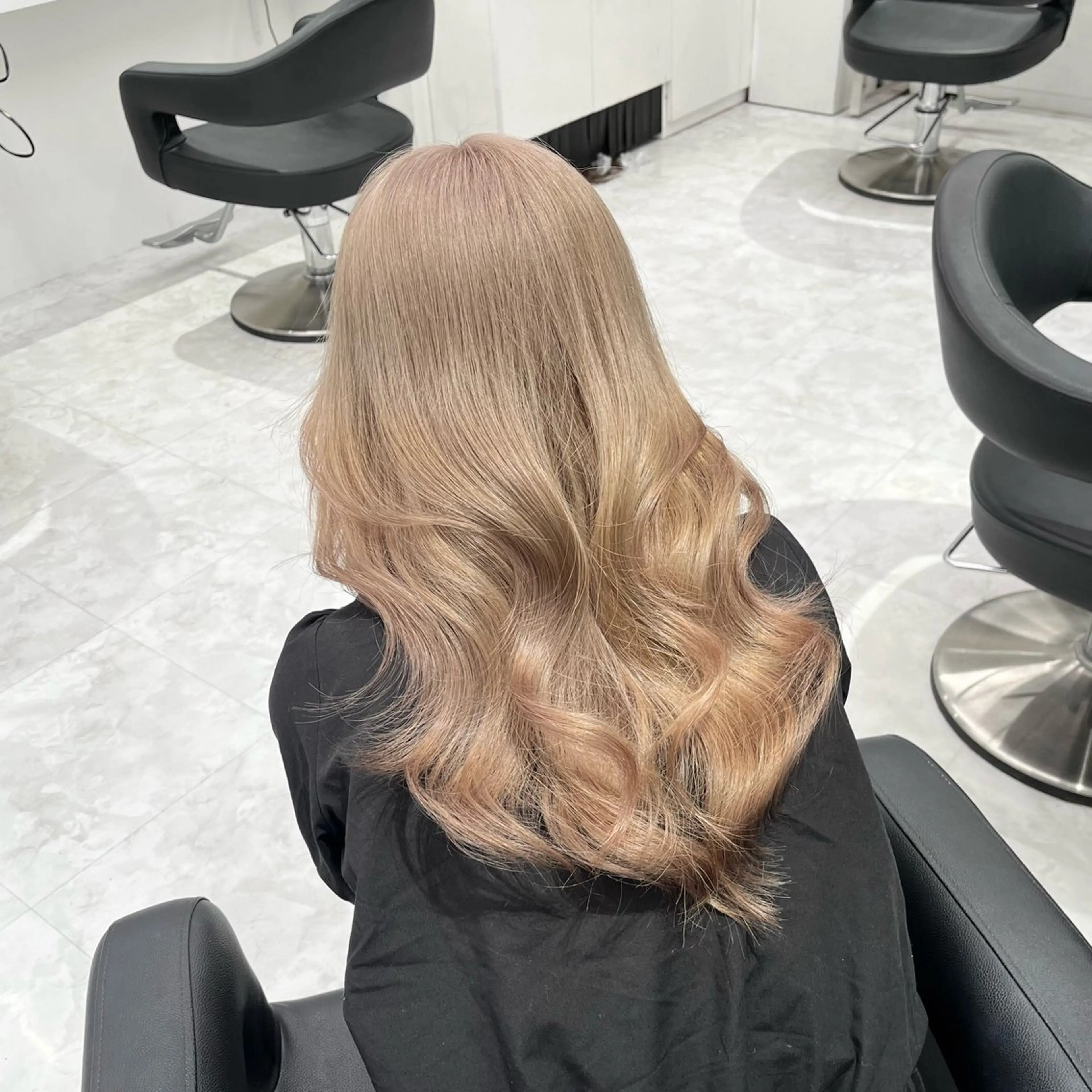 セミロング カラー パーマ ヘアアレンジ メンズ ヘアカラー ♡ 𝐑𝐈𝐎♡のヘアスタイル