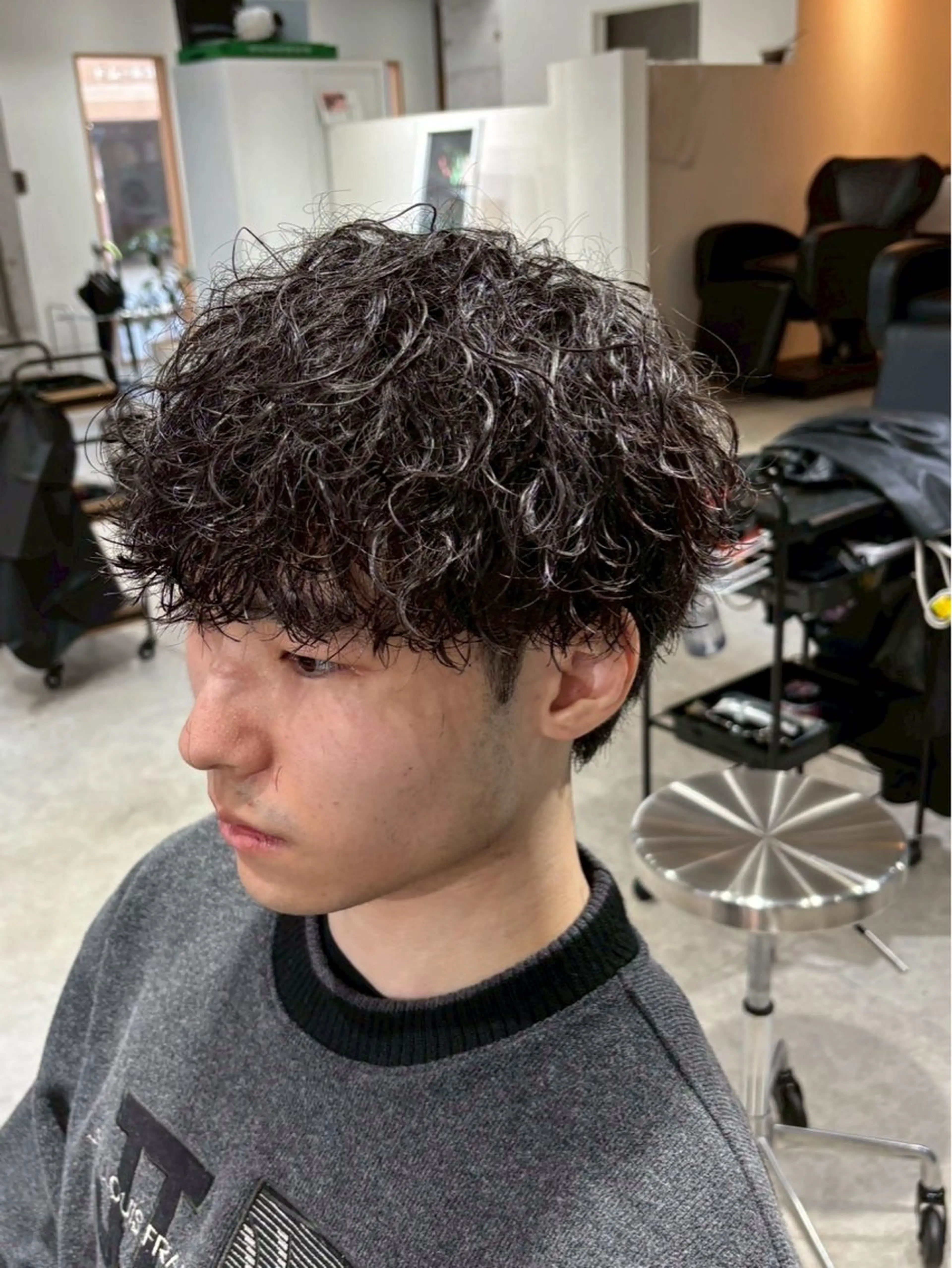 メンズ メンズパーマ カット MEN’SsalonHYPE所属・布施メンズ特化美容師 秋山　涼のヘアスタイル