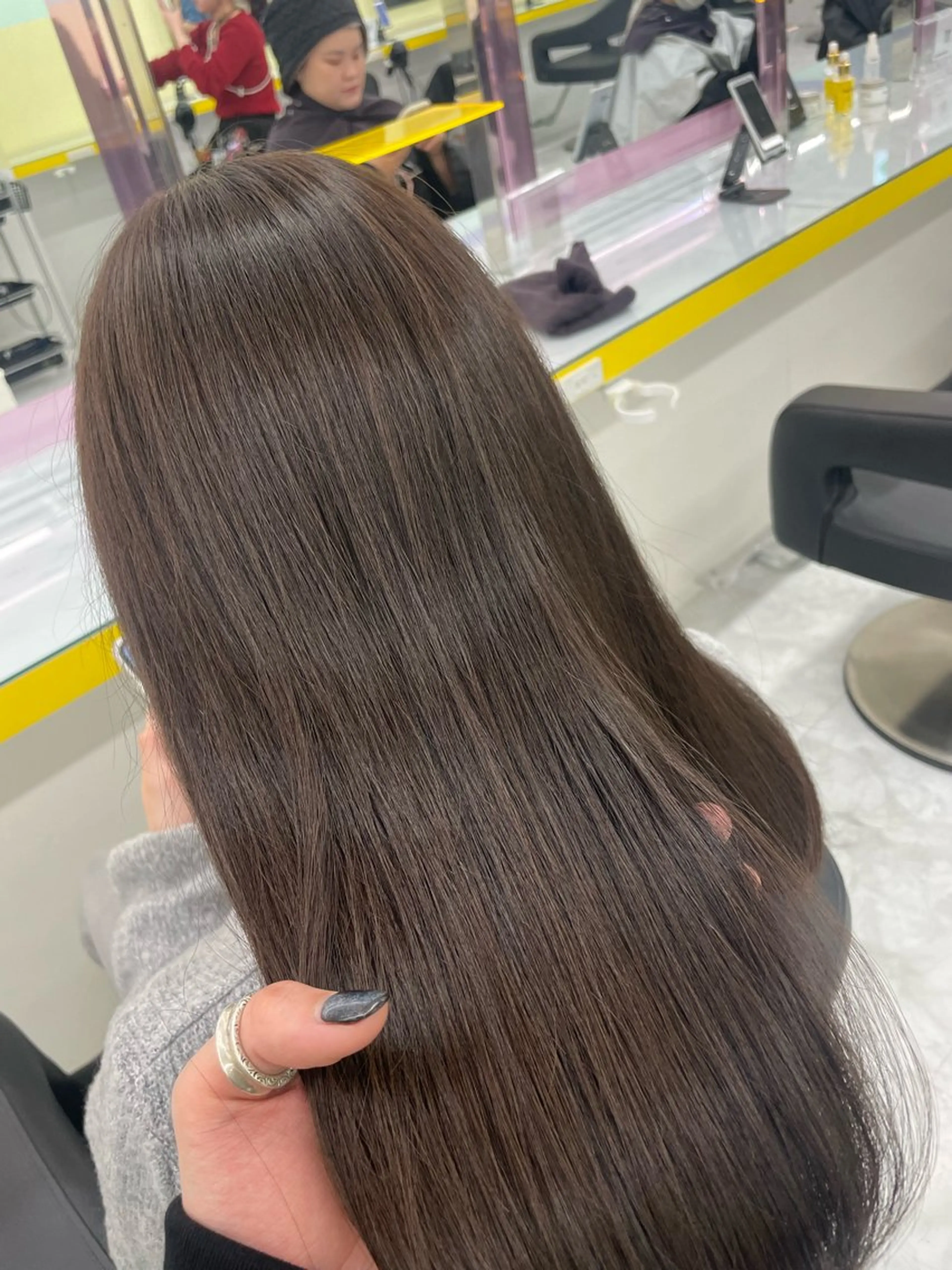 セミロング カラー ヘアアレンジ カット ヘアカラー トリートメント 【透明感×レイヤー】 🍃RIKU🍃のヘアスタイル