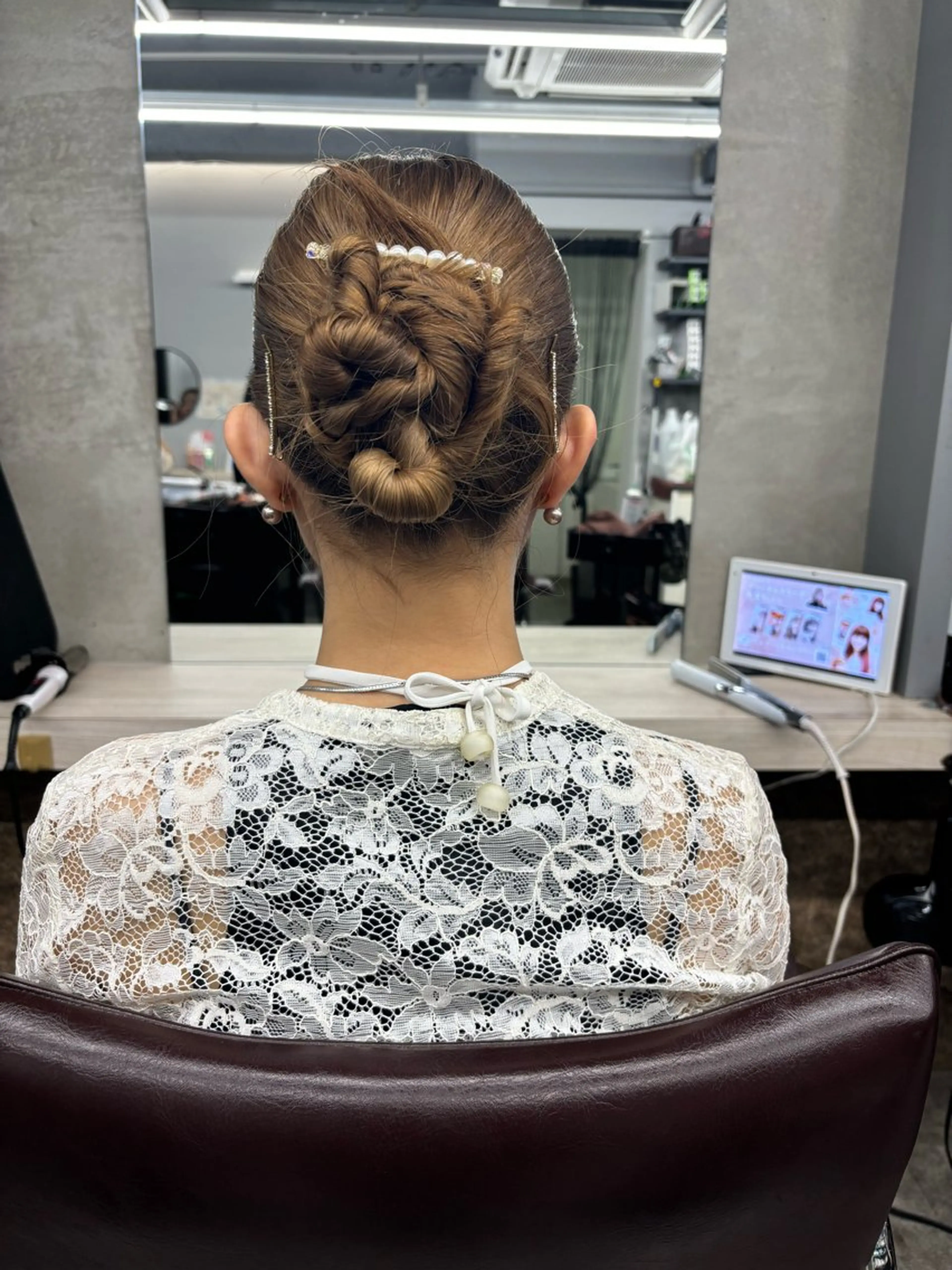 セミロング ヘアアレンジ ヘアセット 💟Opus/ Mizuki🐕💟のヘアスタイル