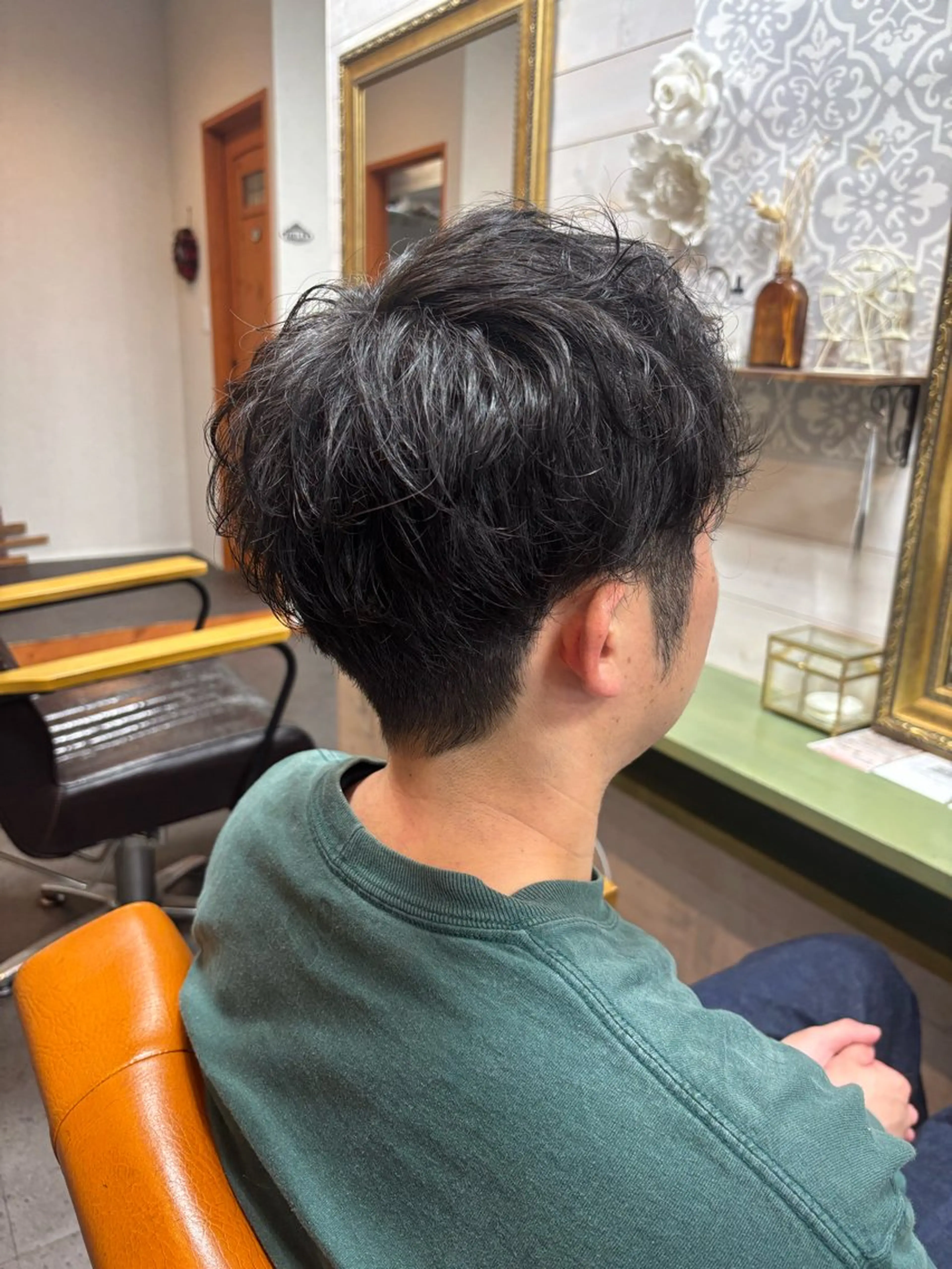 メンズ メンズパーマ 刈り上げ 志岐 彩香のヘアスタイル