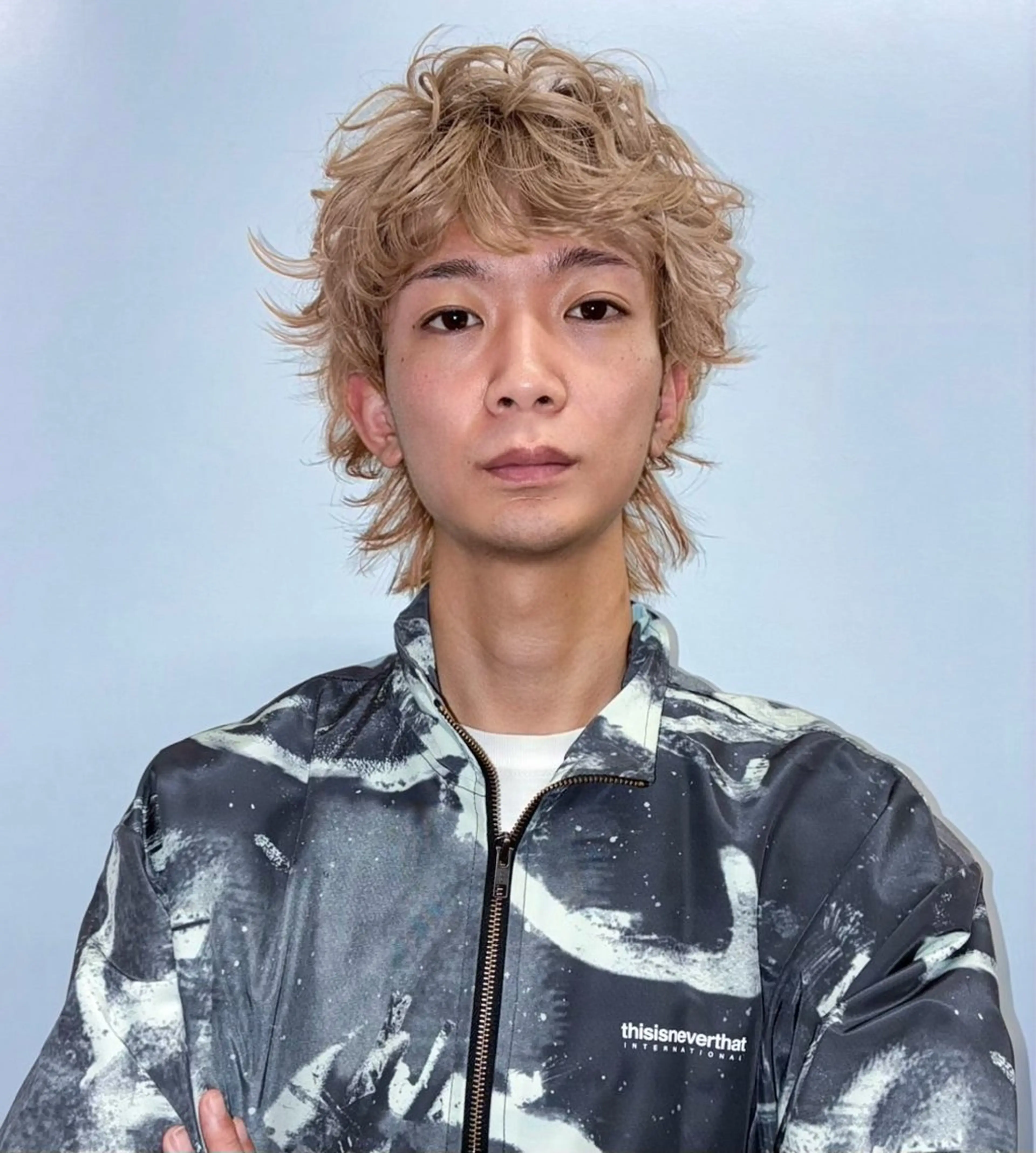 メンズ マレットヘア カット 安藤 琢真のヘアスタイル