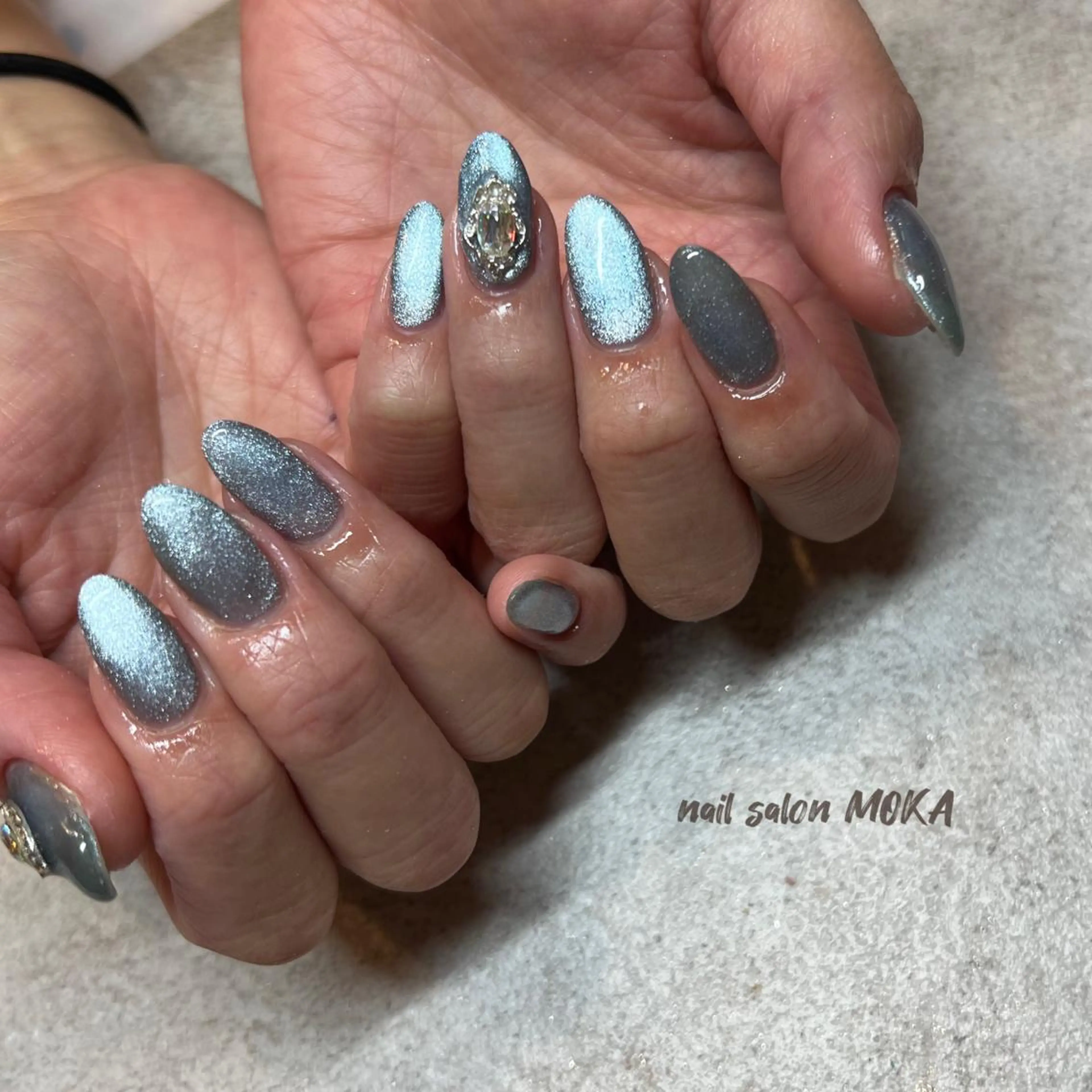 ネイル マグネットネイル nail. MOKAのネイルデザイン