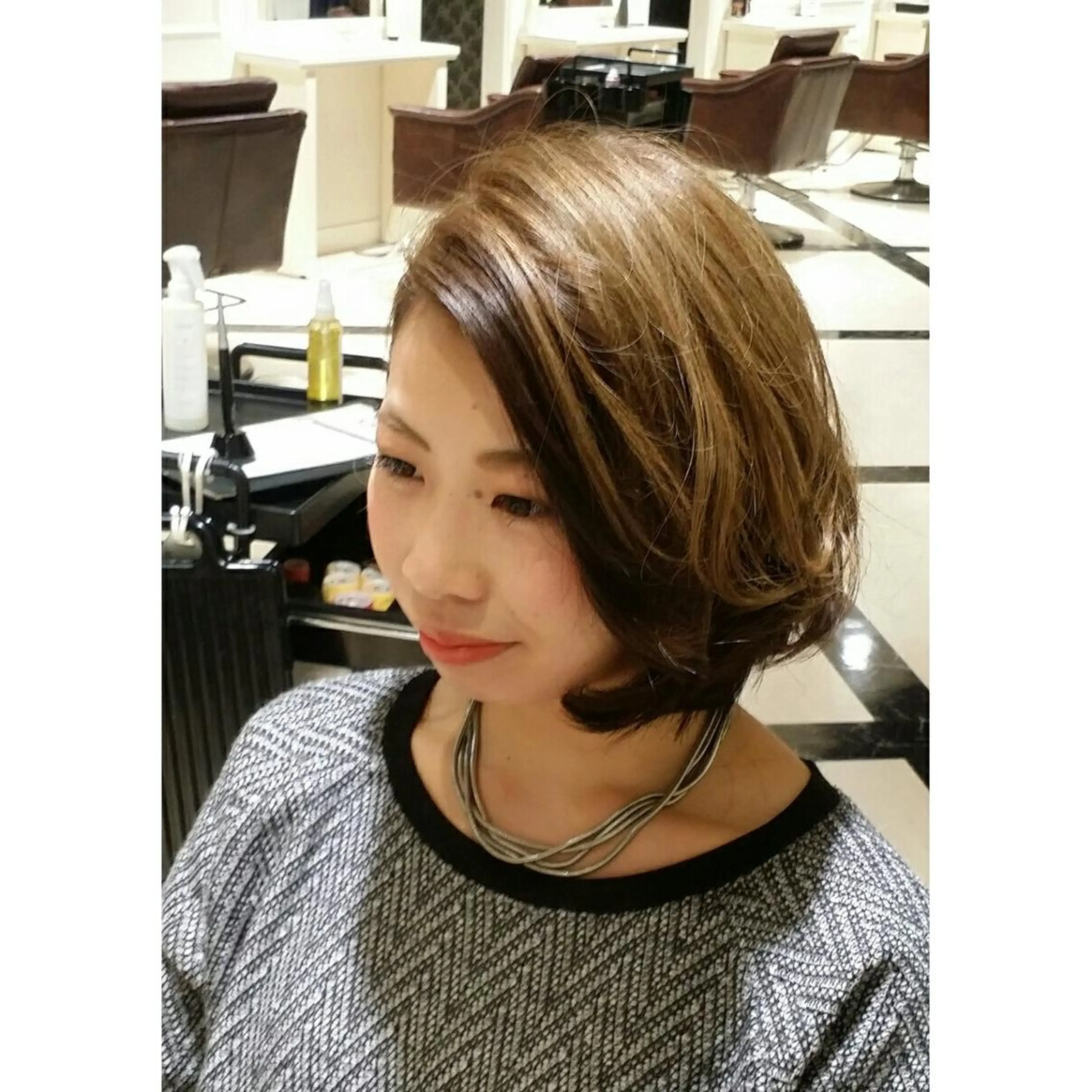 ショート ミディアム カラー 髪質改善✨カラー特化 サロン🎨平尾晃一のヘアスタイル