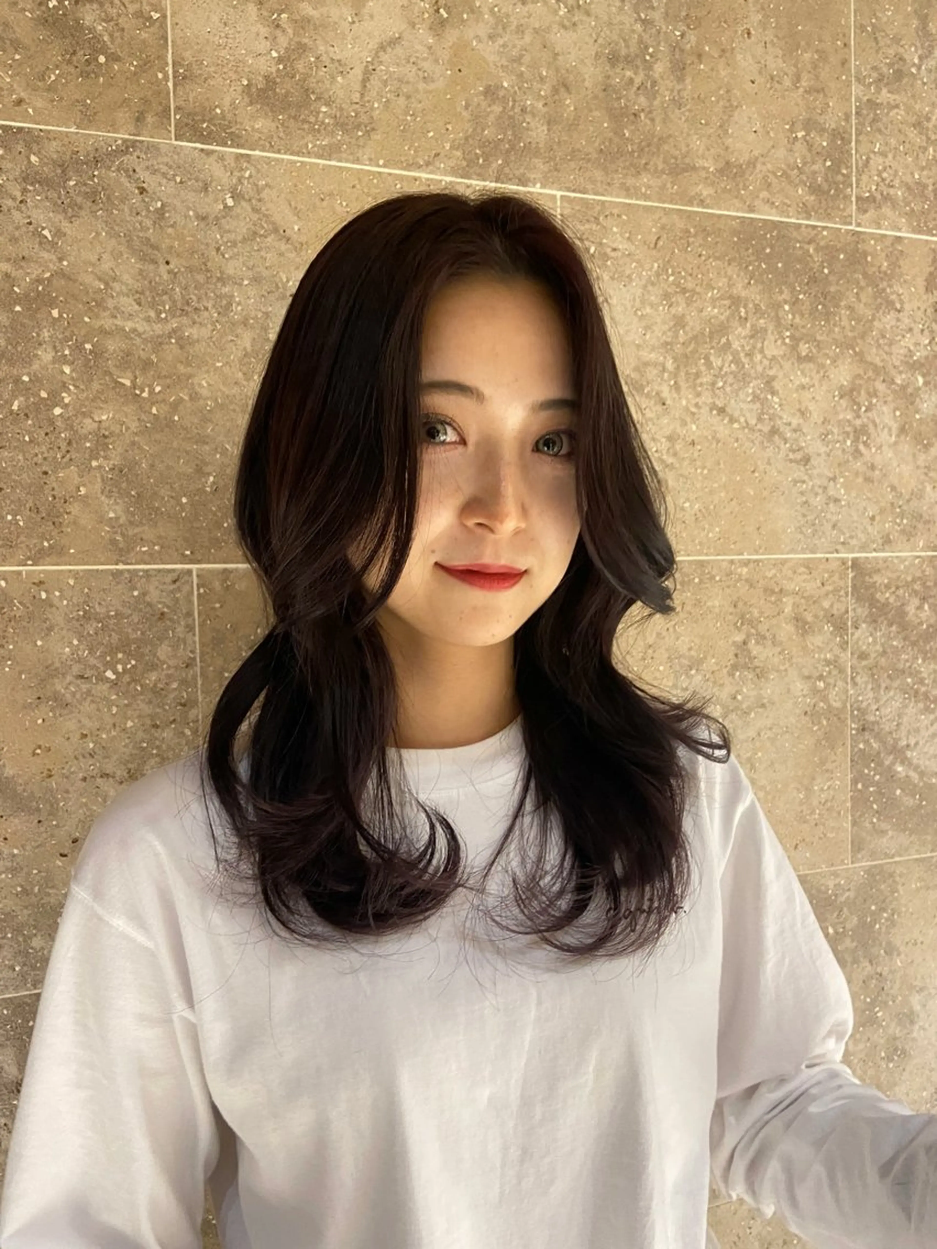 セミロング レイヤーカット 🎀大竹美侑/顔まわ りカット/レイヤーのヘアスタイル