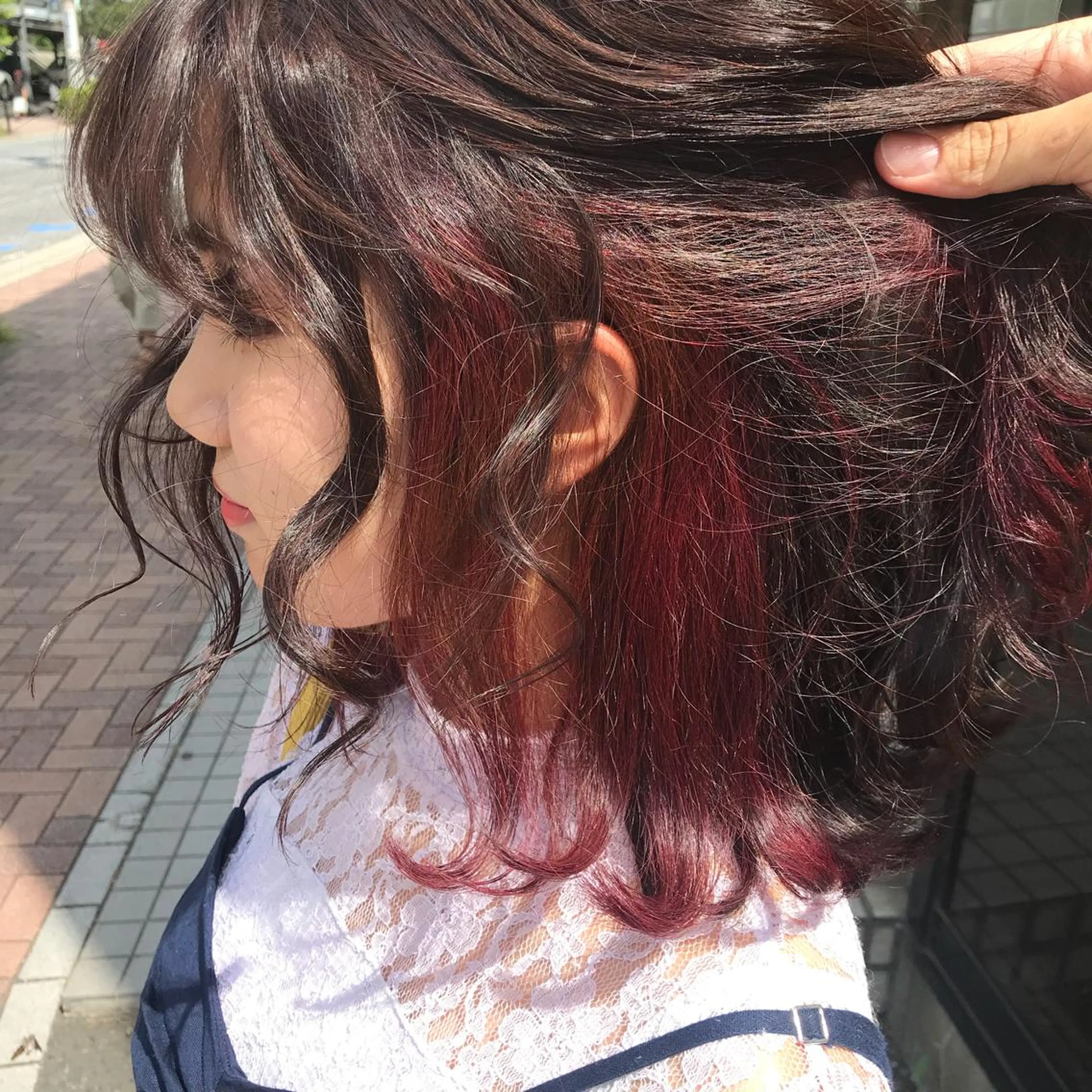 ミディアム 👑満足度1000% 重村 春奈👑のヘアスタイル