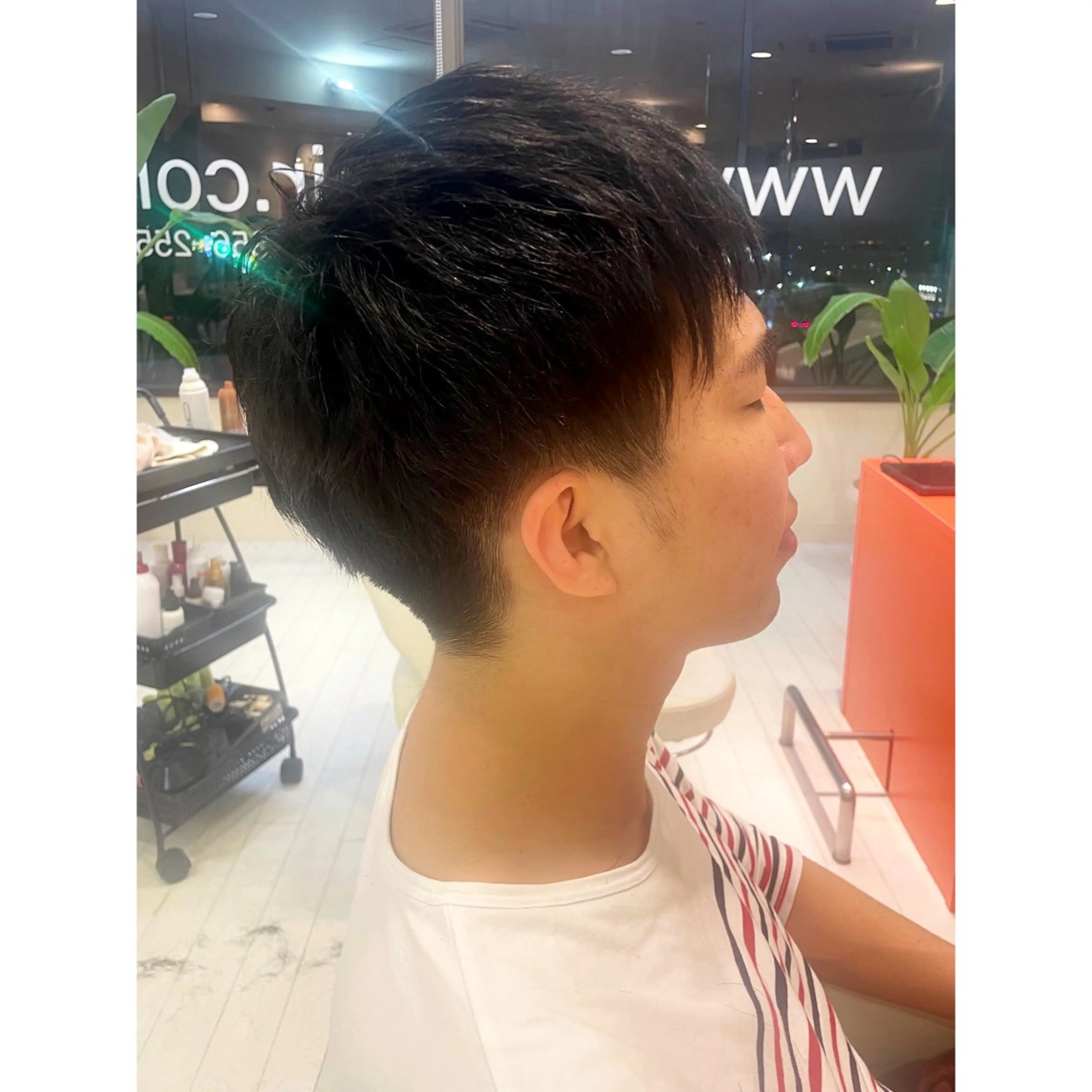 ショート メンズ 刈り上げ 前さこ 結衣のヘアスタイル