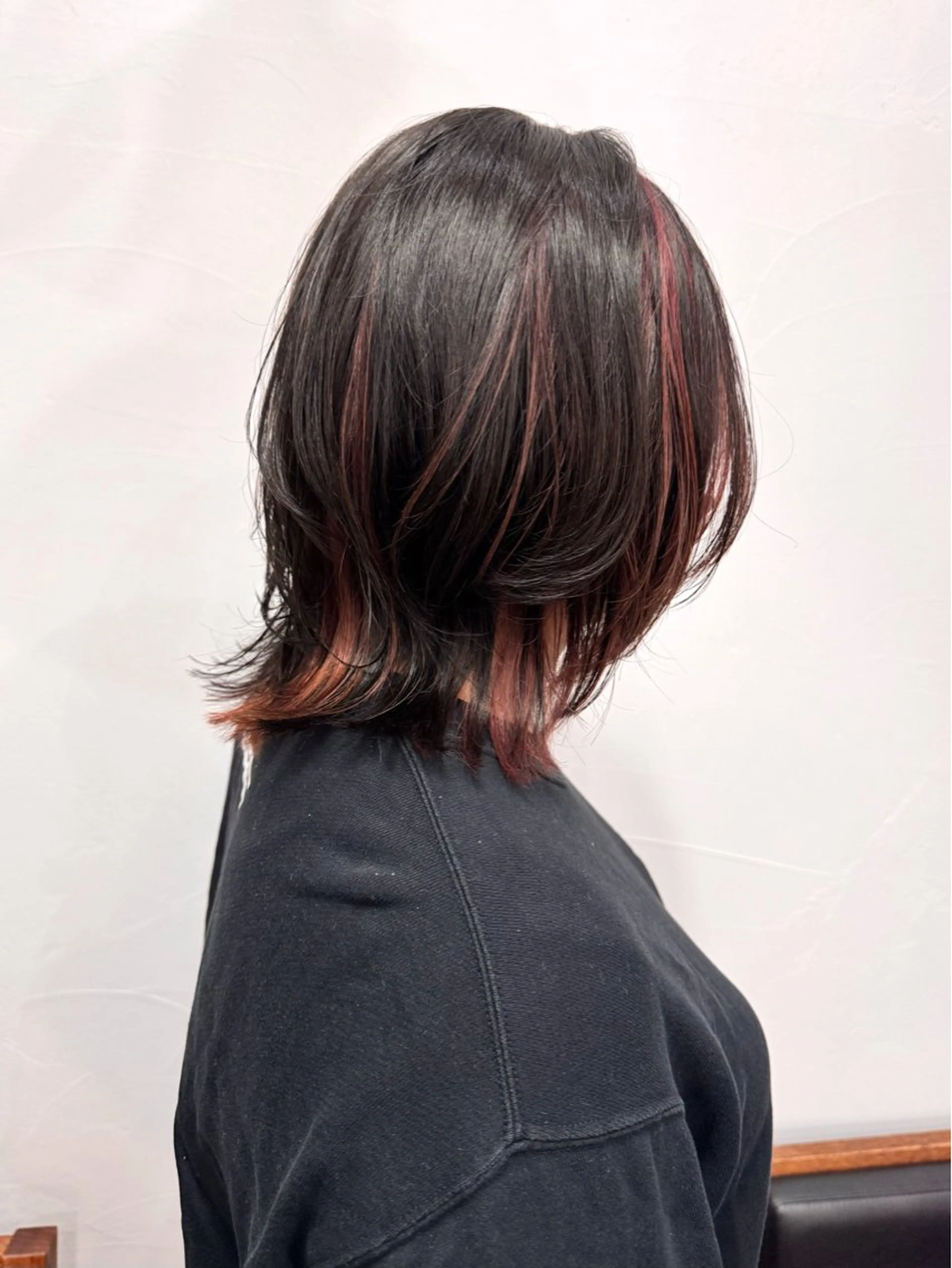 ミディアム カット ヘアカラー トリートメント ブリーチ／デザイン／ 🫟Rurika🫟のヘアスタイル