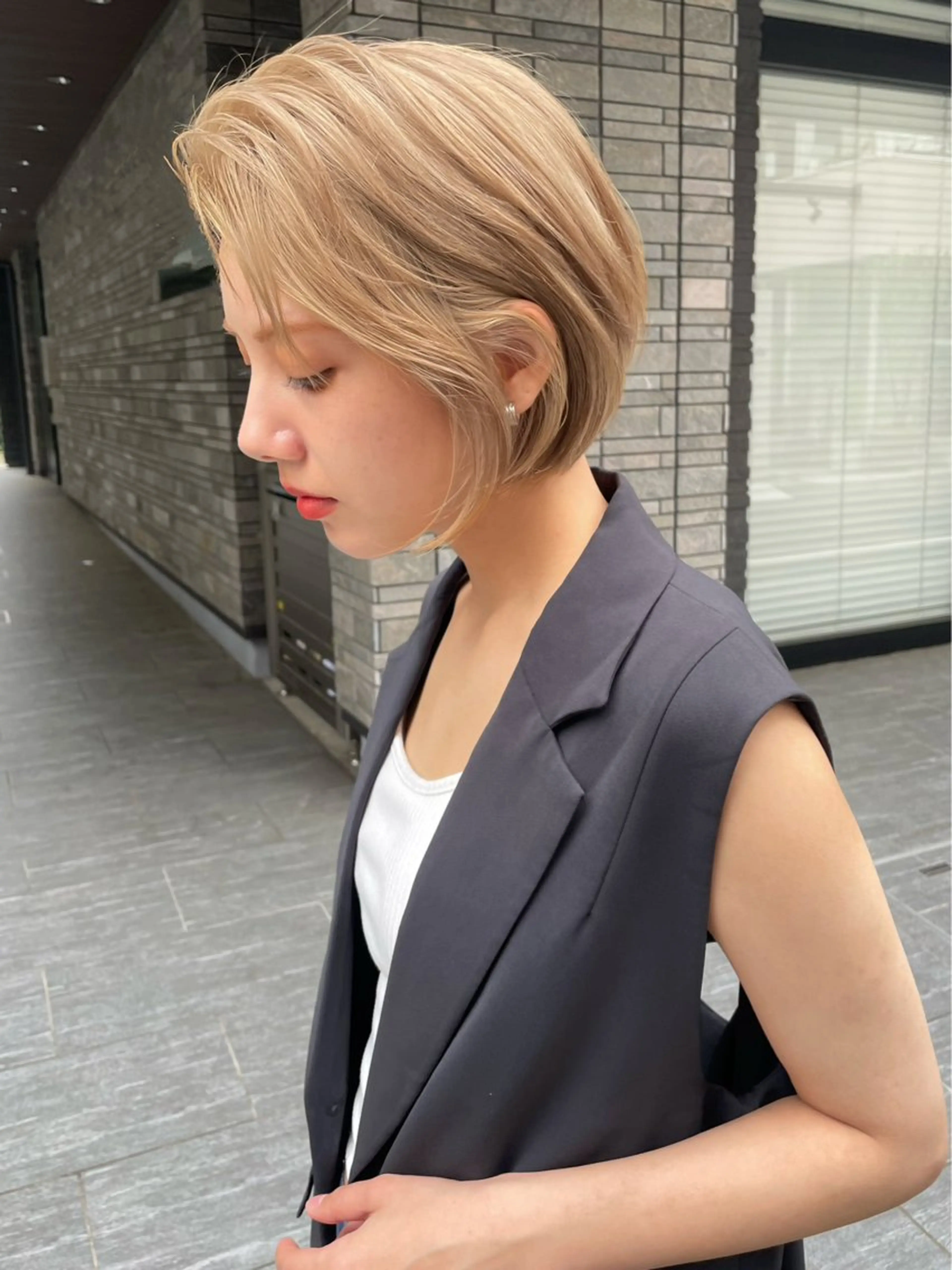 ミディアム カラー 外国人風ヘア スペシャリスト★高沼のヘアスタイル