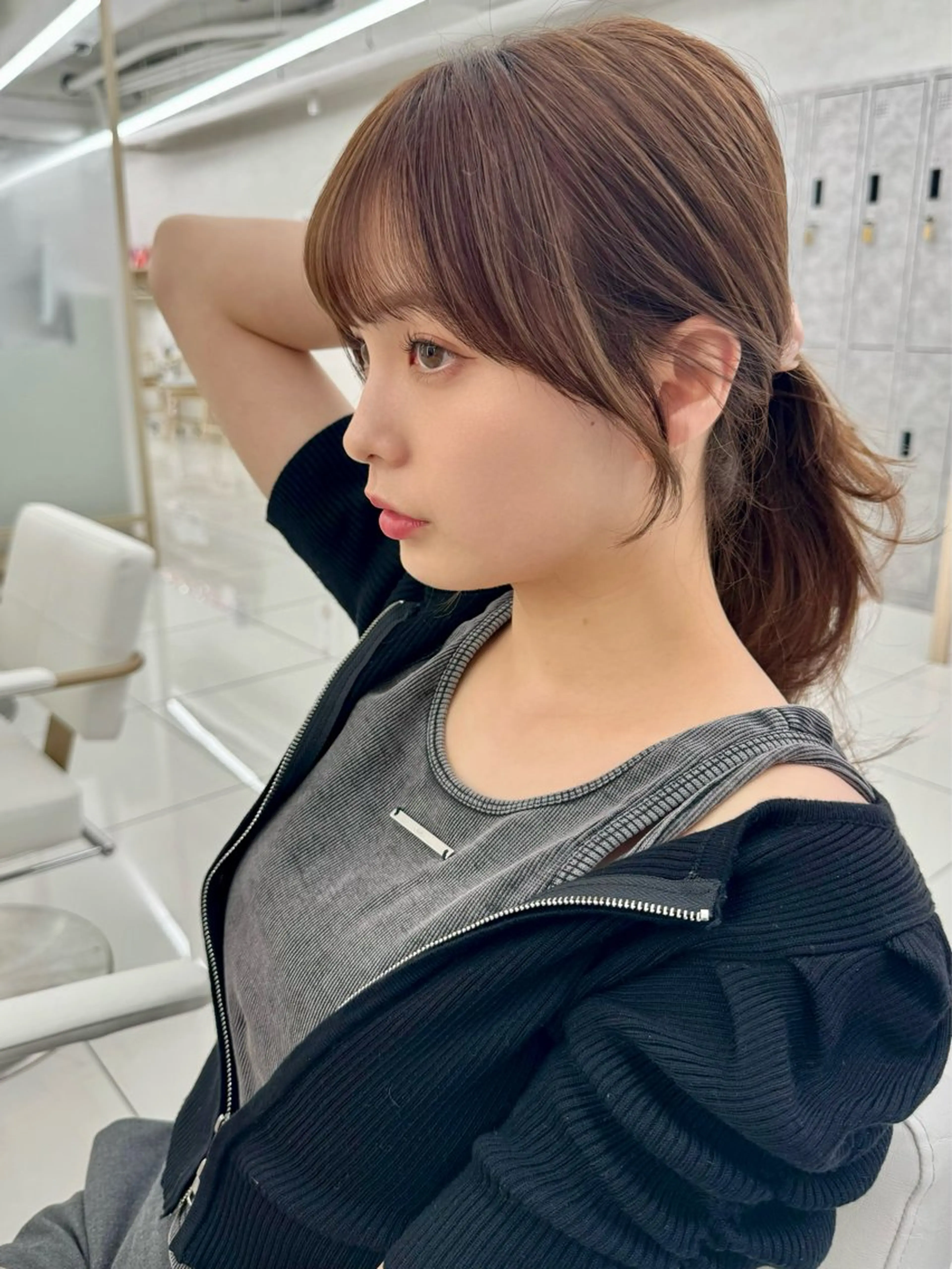 ロング 三鷹で1番ショート ボブをカットする新谷のヘアスタイル