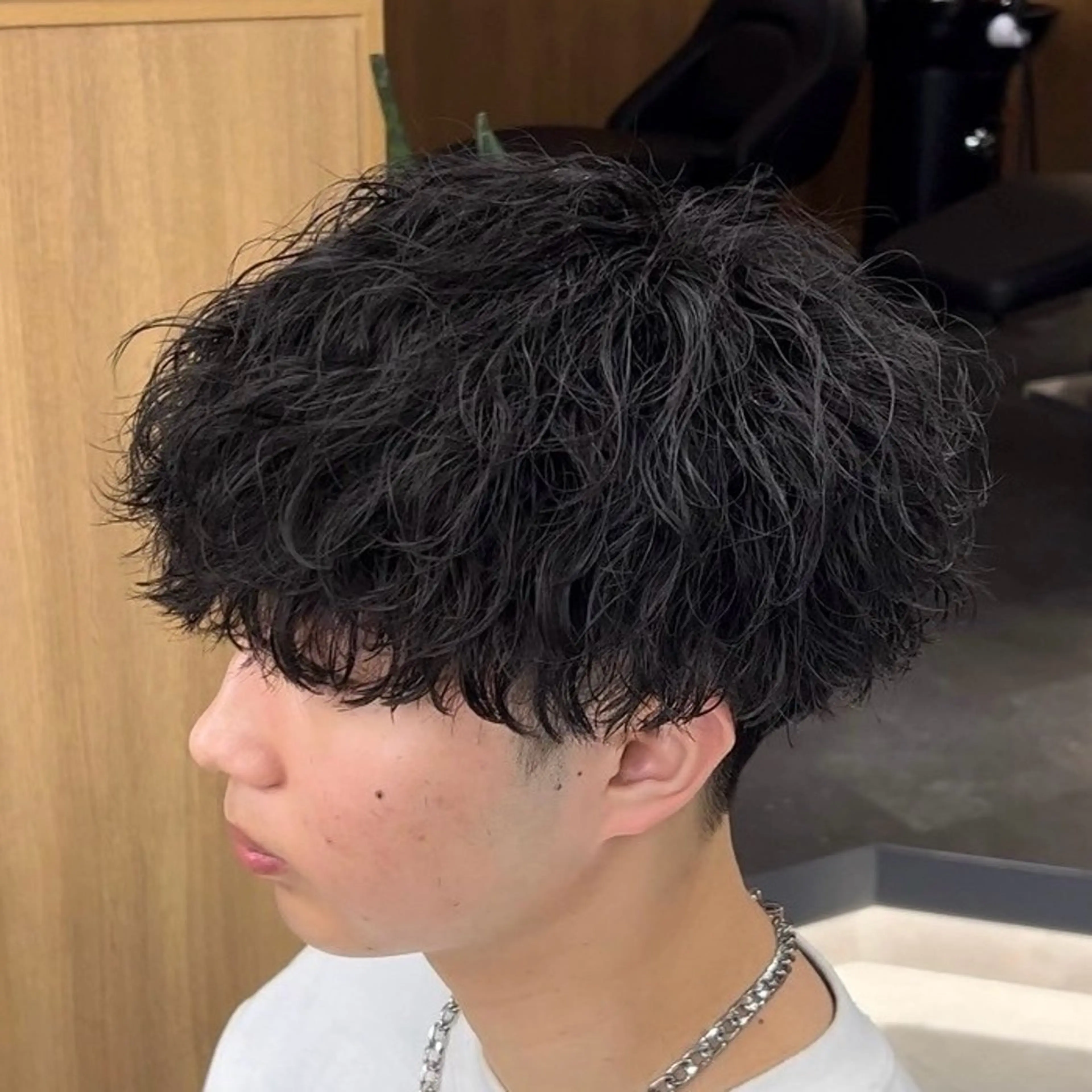 ショート パーマ メンズ 🖤Ayumi🖤 メンズ特化❤️‍🔥のヘアスタイル