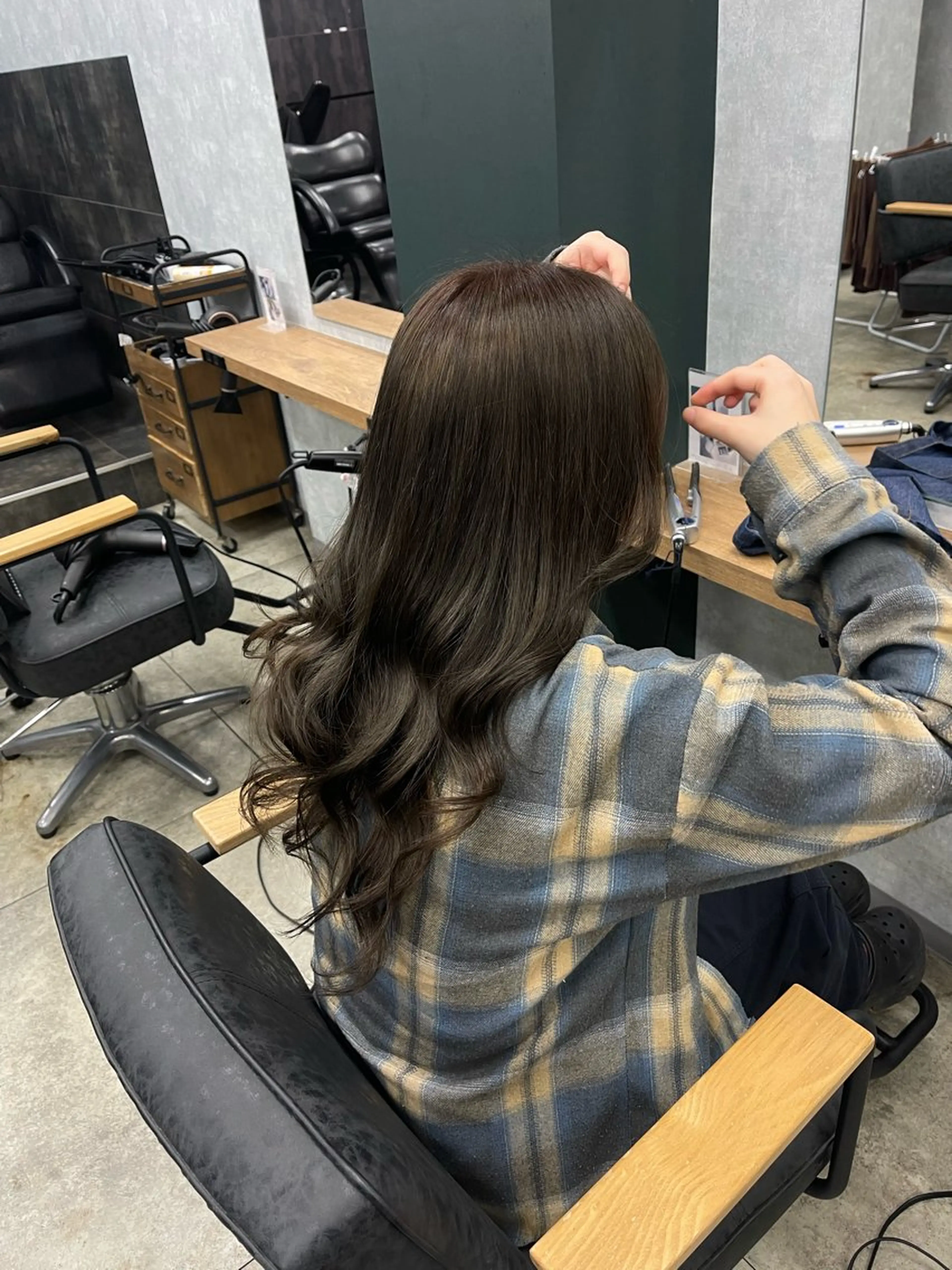 ロング ヘアカラー Lutia 新宿 ゆりの ☺︎のヘアスタイル