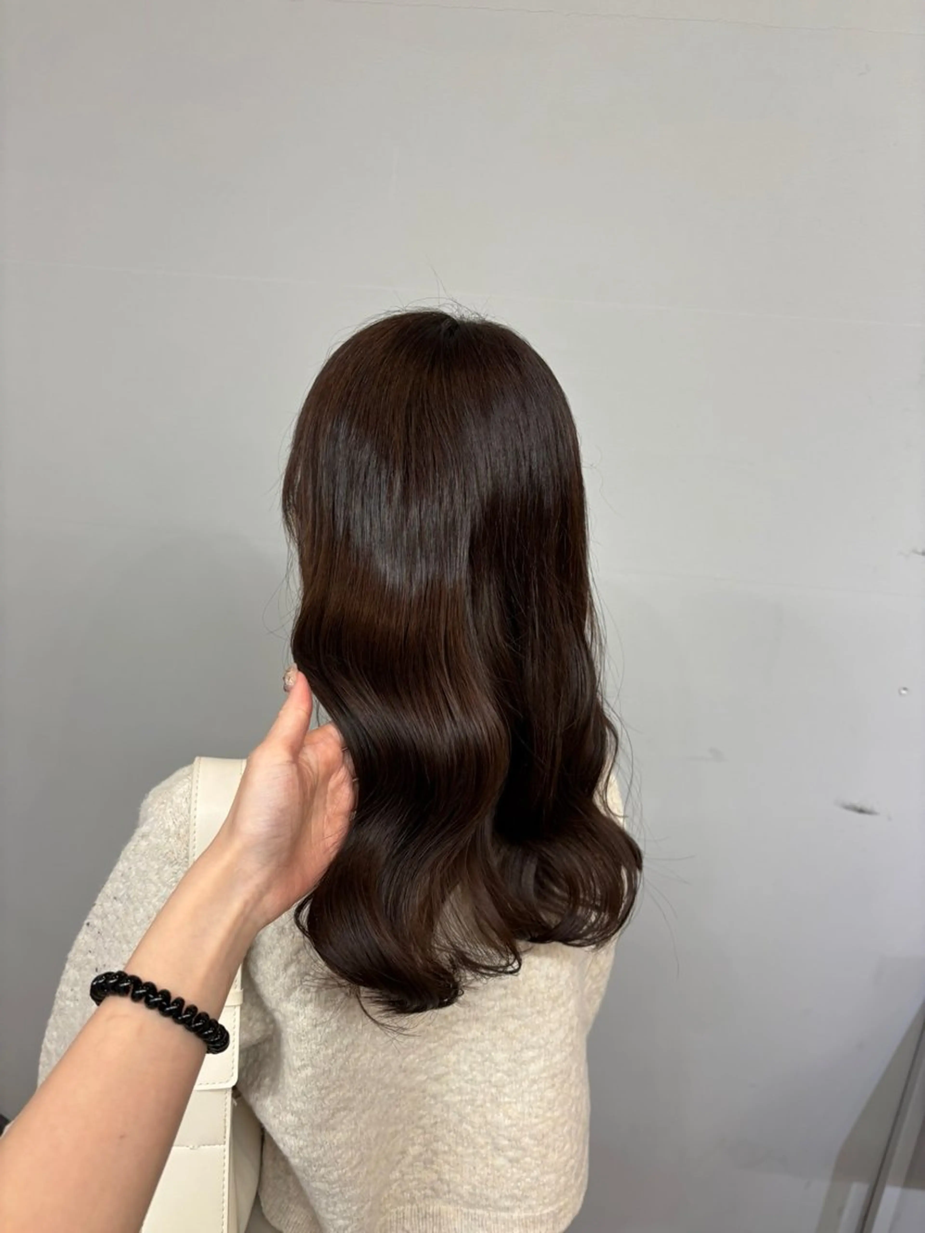 セミロング カラー カット ヘアカラー トリートメント 坂 美来乃のヘアスタイル