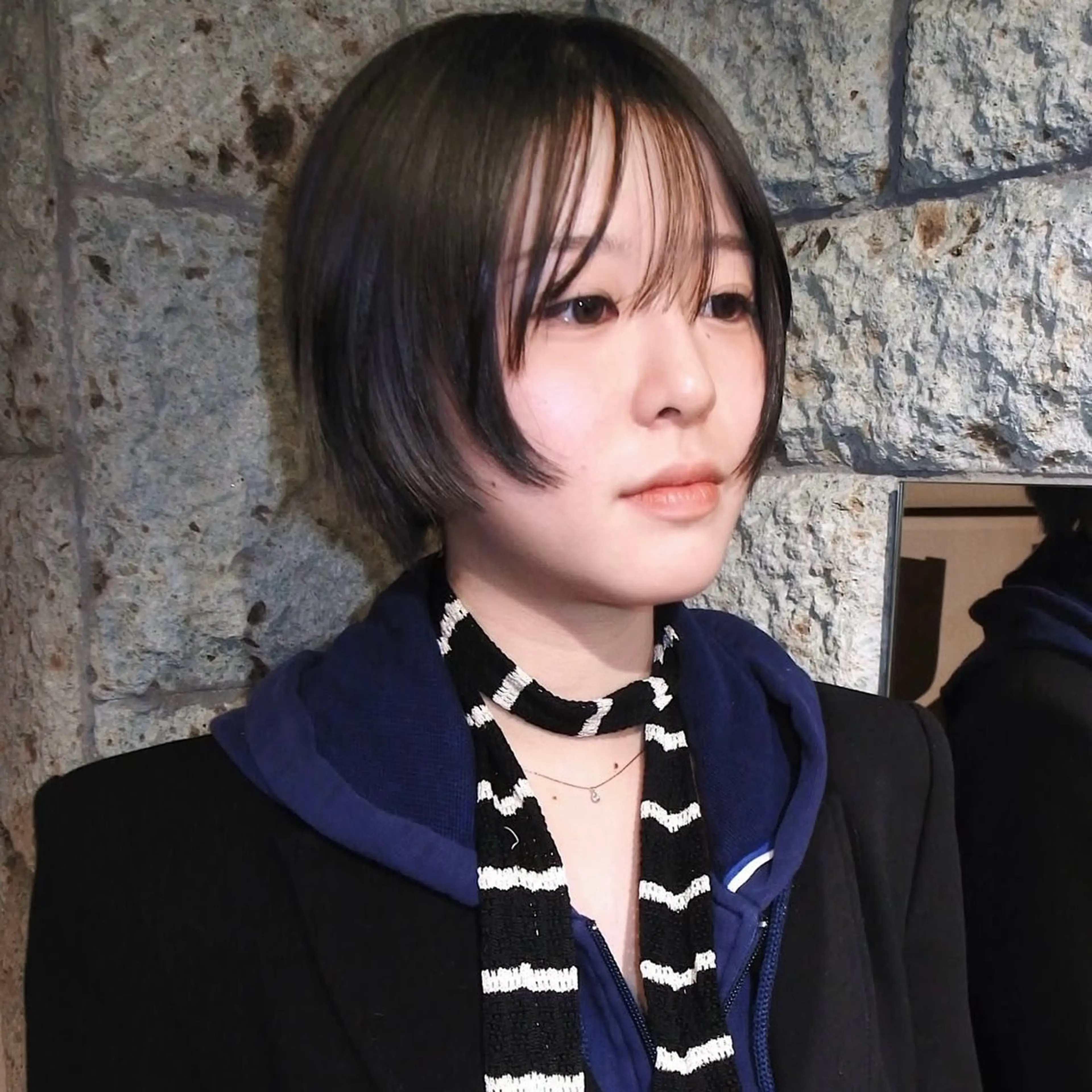 ショート カラー カット ヘアカラー トリートメント チヒロ/パーマ /ハードパーマのヘアスタイル