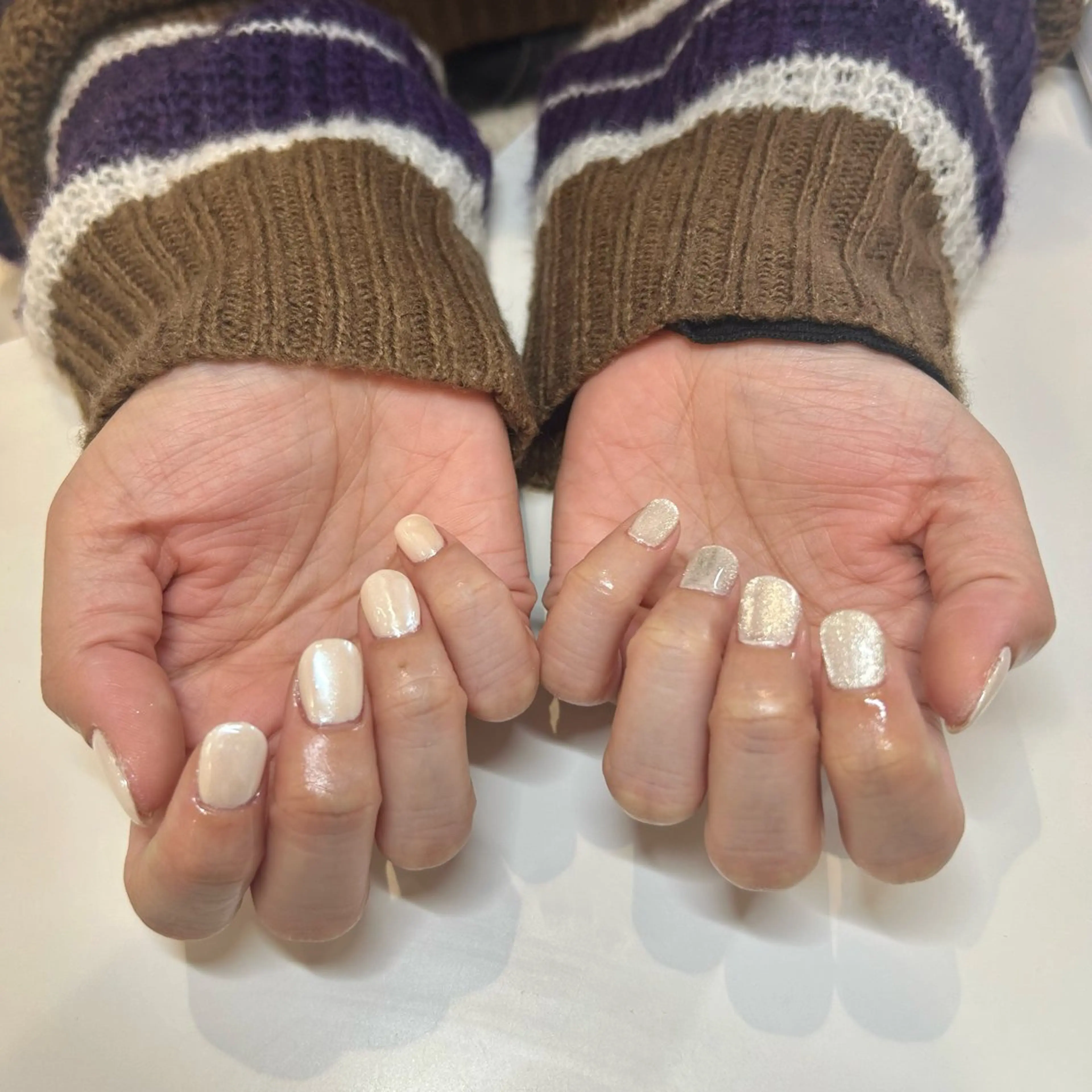 ネイル オーロラネイル マグネットネイル Uzuki ／ROCCOnailのネイルデザイン