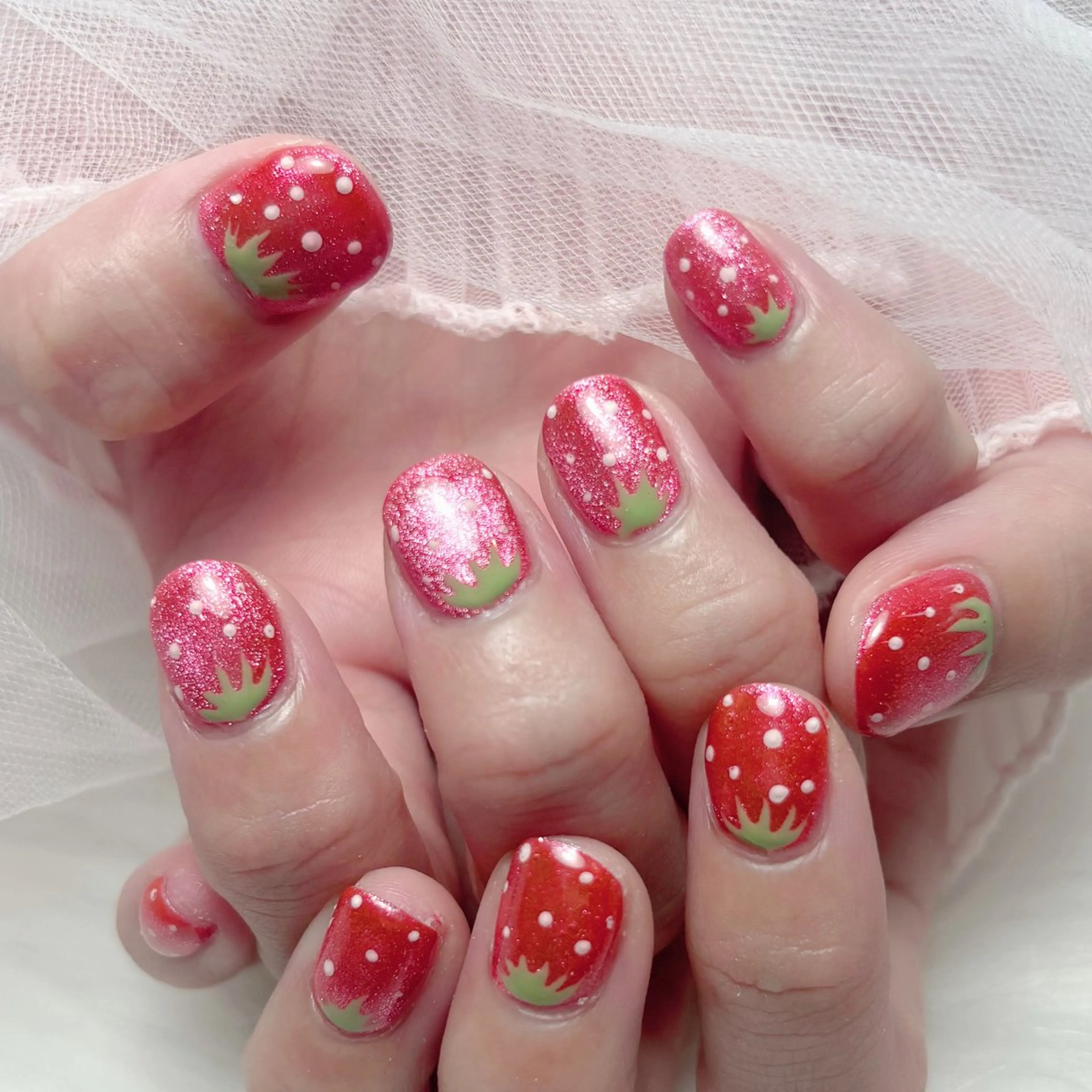 ショート Conjunim MAMI🎀✨のネイルデザイン