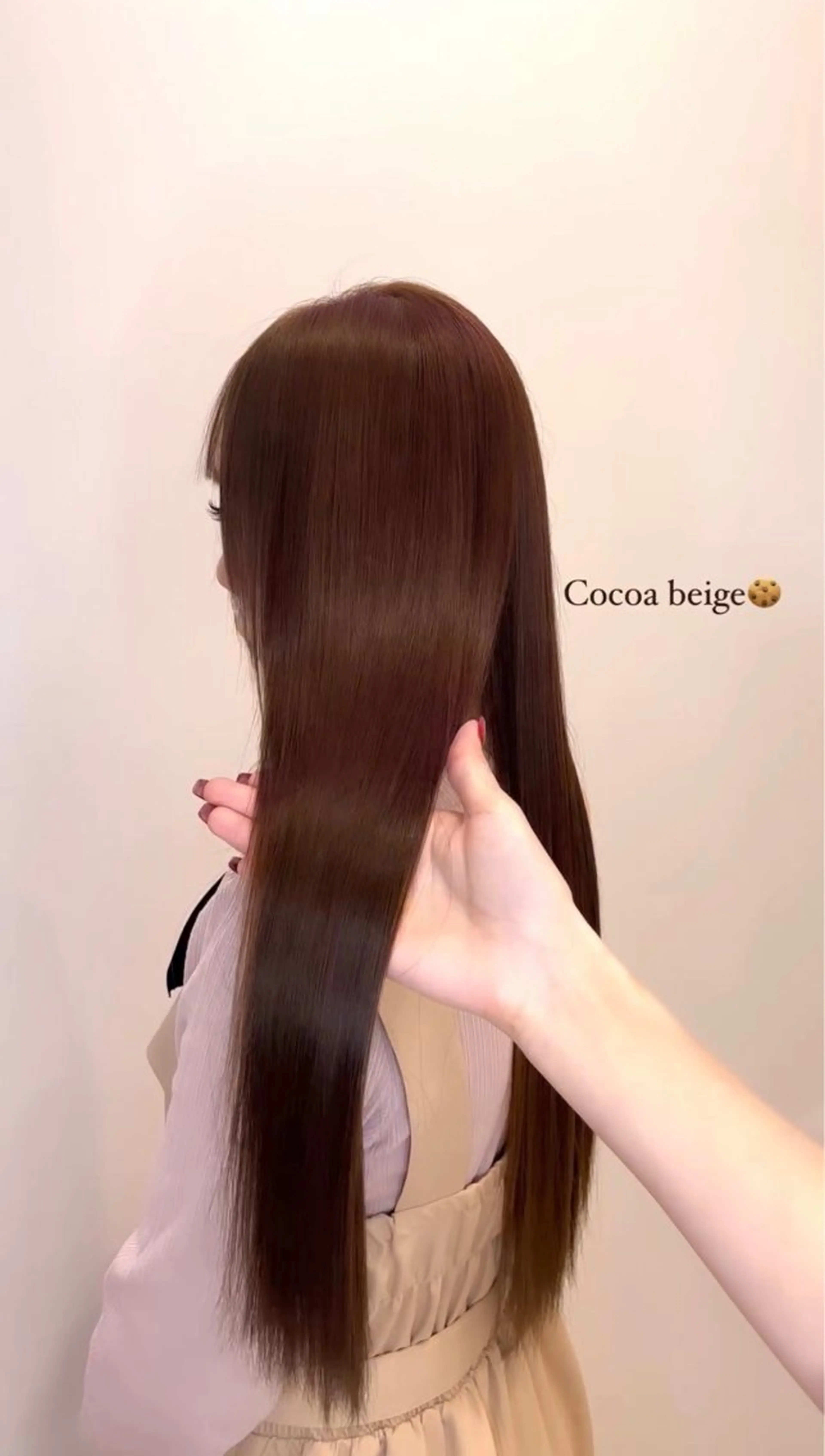 ロング カラー 𝑹𝒊𝒉𝒐🎀 名駅/大人韓国ヘアのヘアスタイル