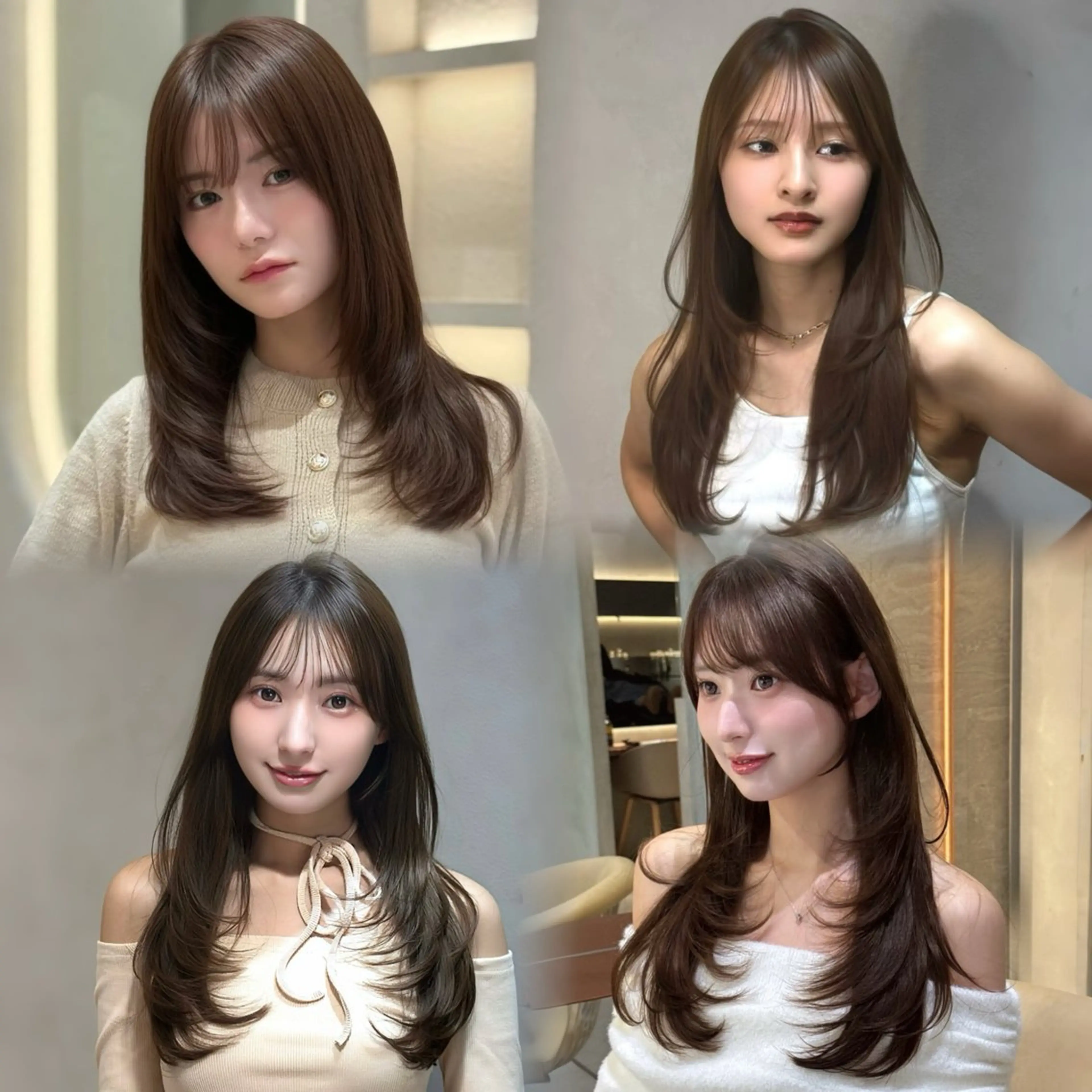 《ご新規様限定メニュー💓》カット+透明感カラー+スチーム質感再生トリートメント🤍コテ巻仕上げの写真