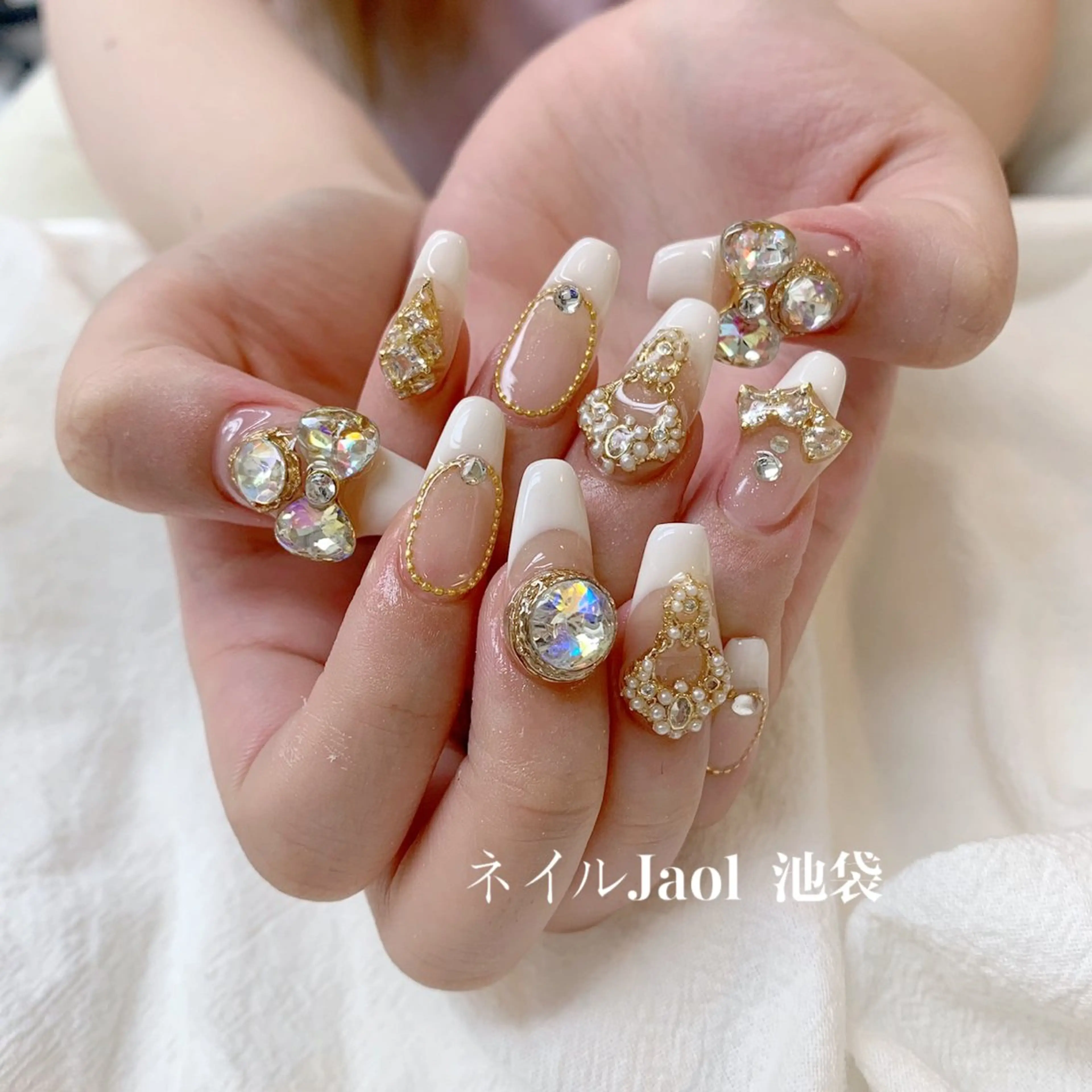 セミロング ハンドネイル nail jaol池袋店所属・ネイルJaol 池袋のネイルデザイン