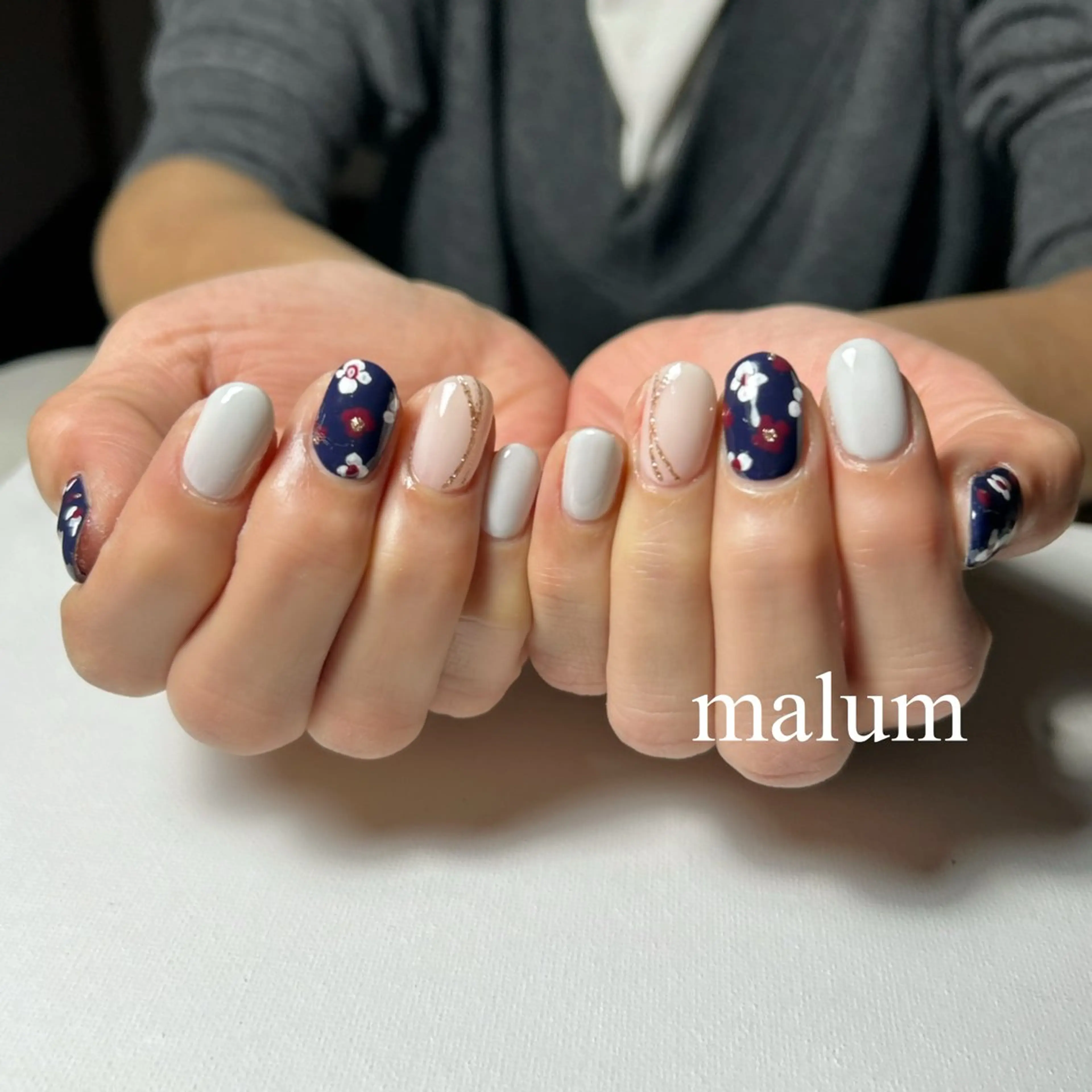 ネイル ハンドネイル malum nailのネイルデザイン