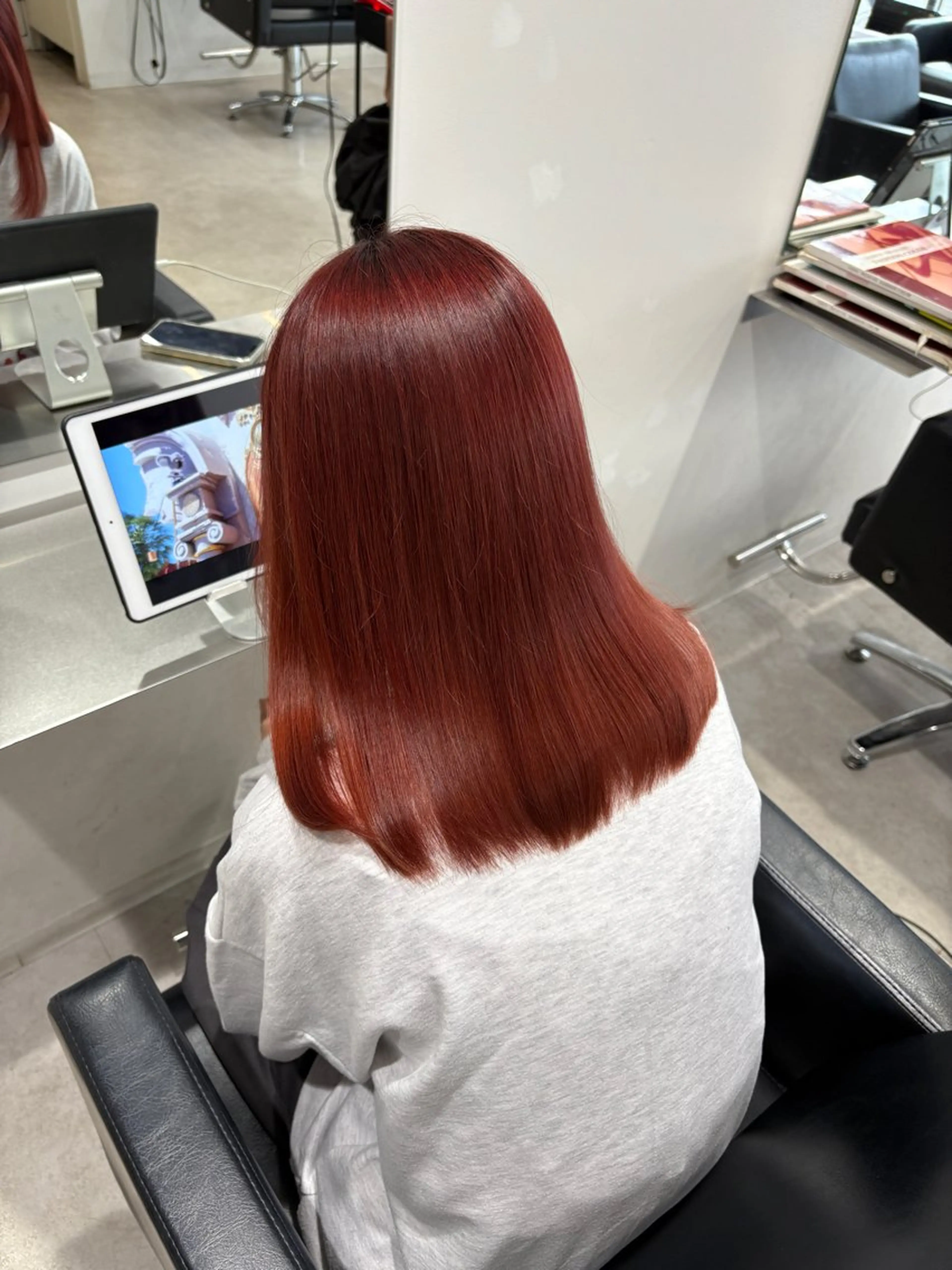 セミロング カット ヘアカラー トリートメント MIHO☾·̩͙⋆ Kroのヘアスタイル