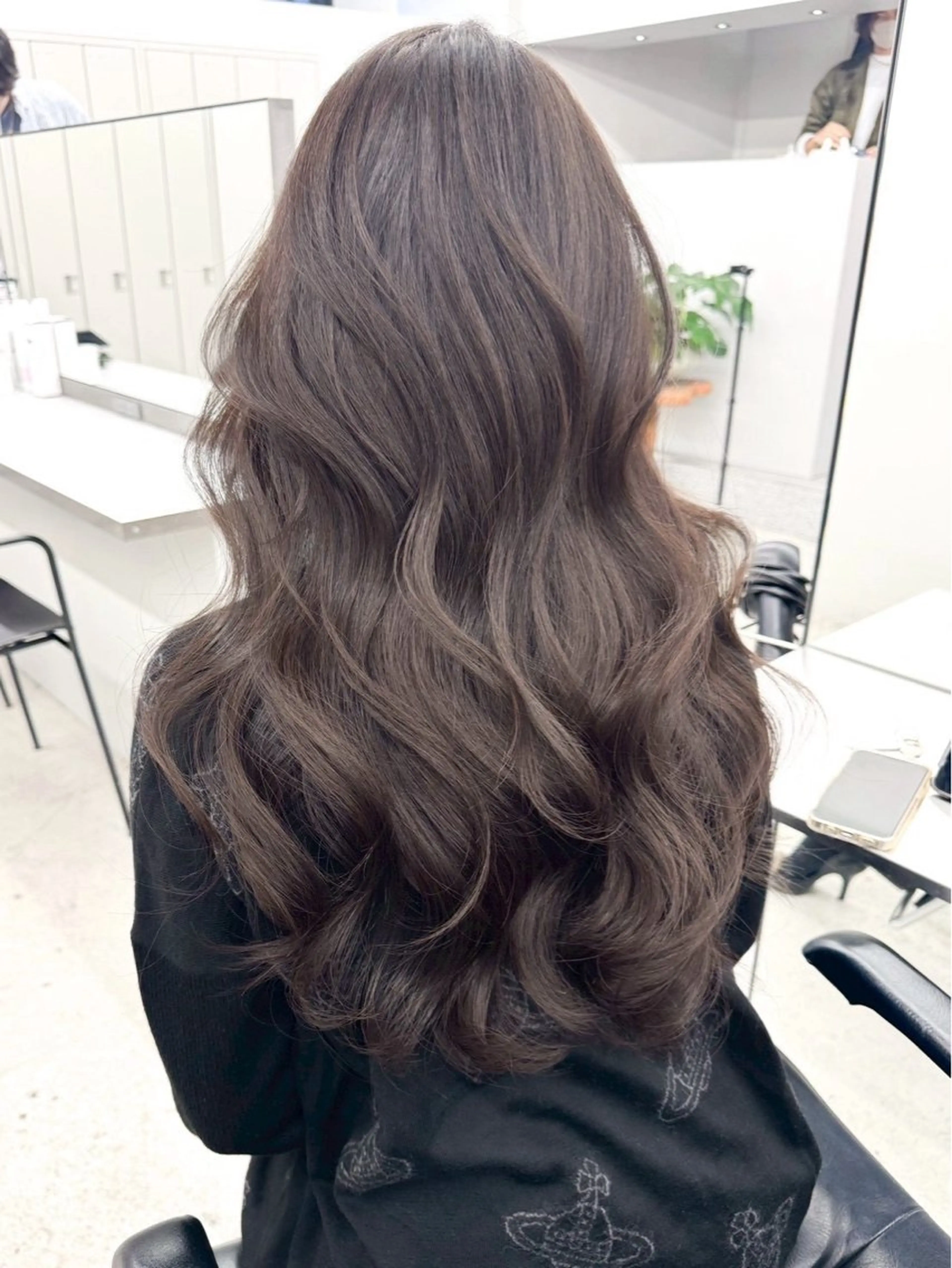 セミロング カラー カット ヘアカラー トリートメント Amaretto かなのヘアスタイル