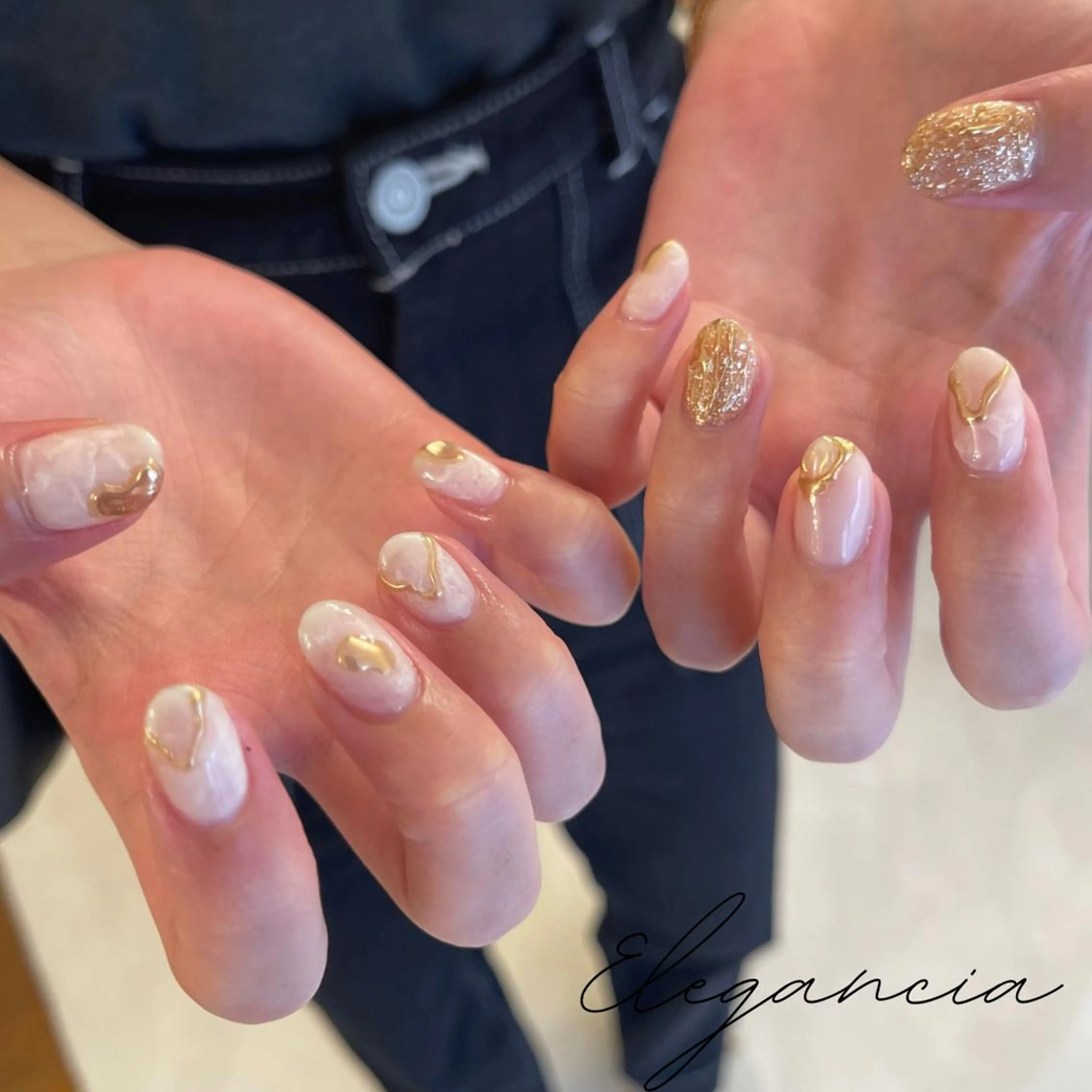 カラー ネイル ハンドネイル Elegancia. Hiromiのネイルデザイン