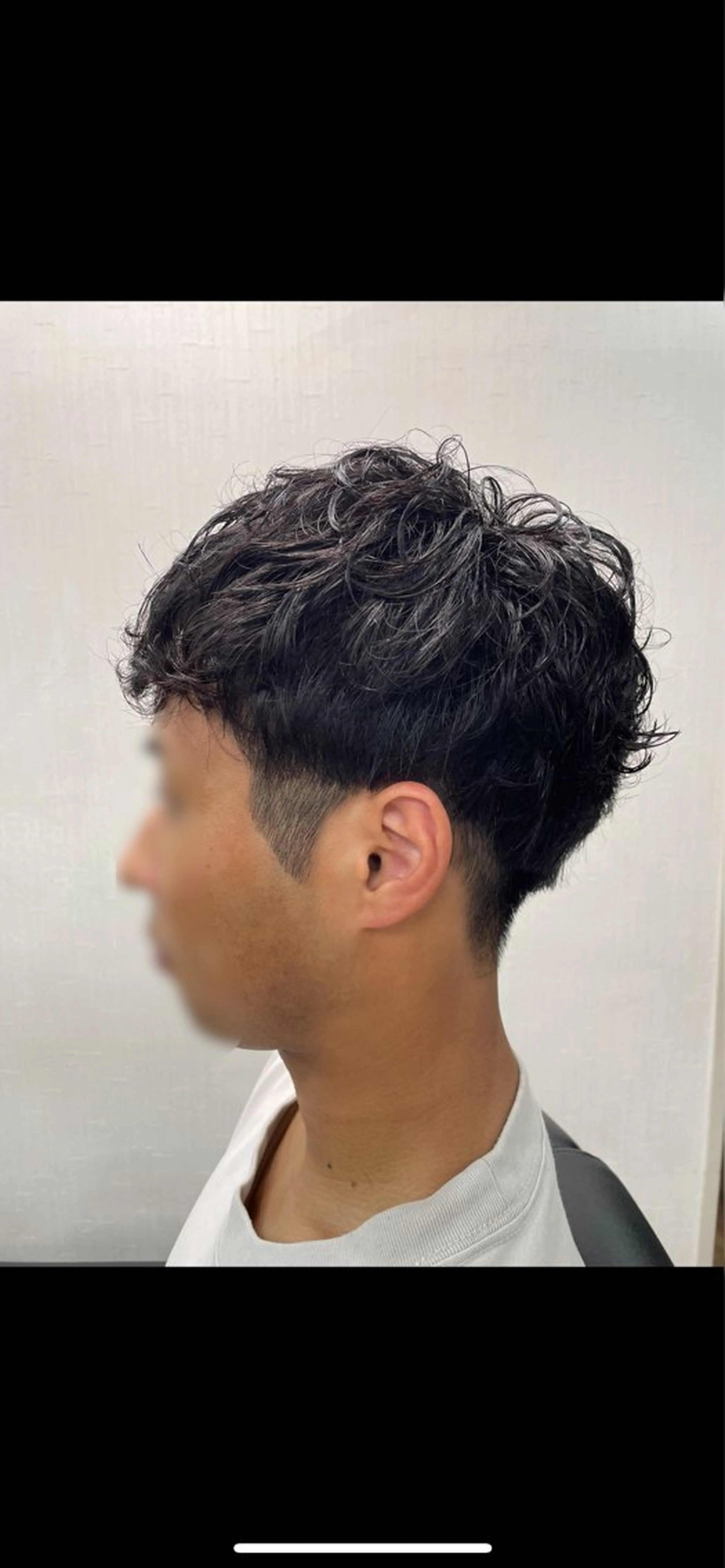 ショート パーマ メンズ メンズパーマ 刈り上げ Nakada Chikaのヘアスタイル