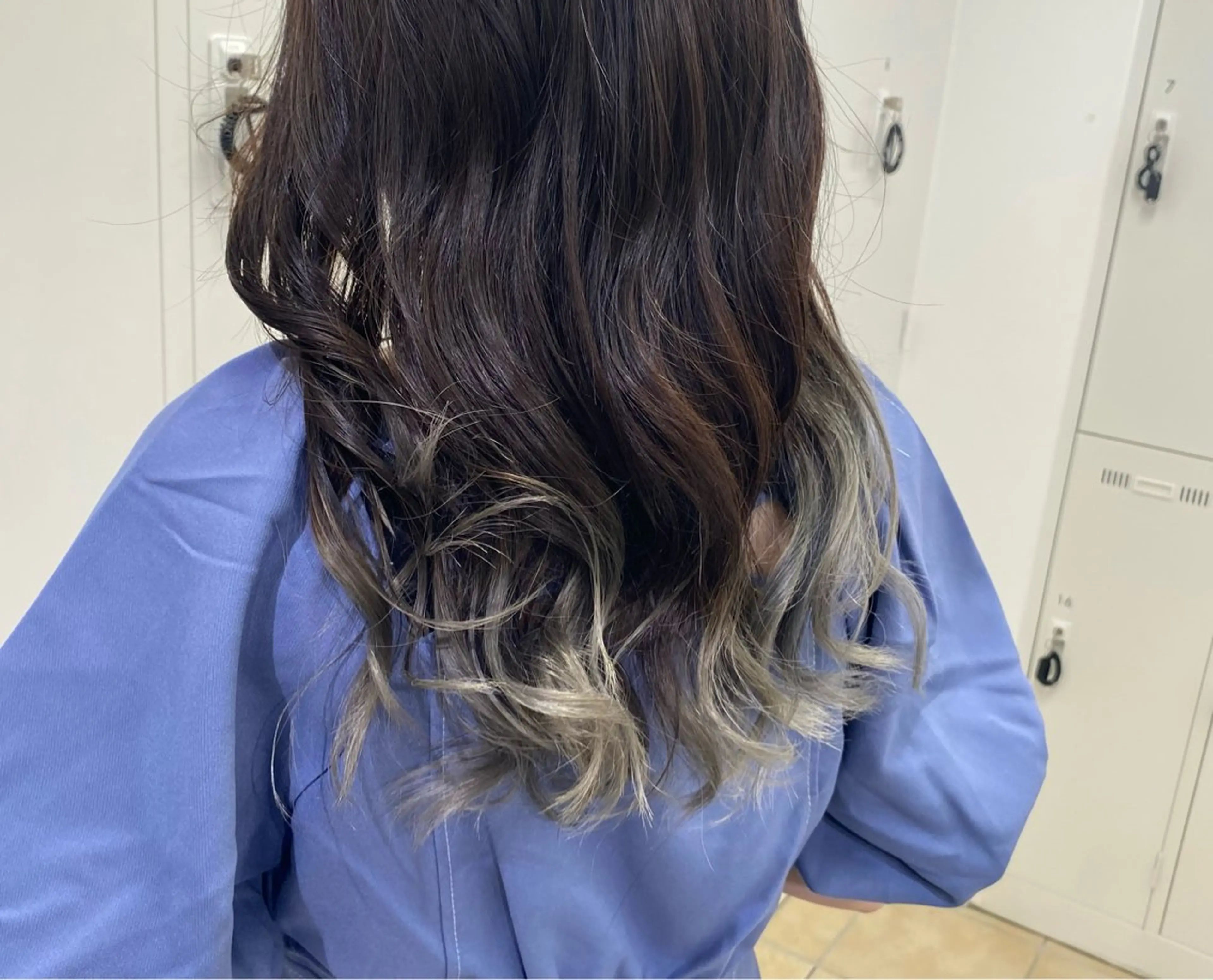 ロング カラー ヘアカラー トリートメント ヘアセット ハードパーマ Rico💜のヘアスタイル