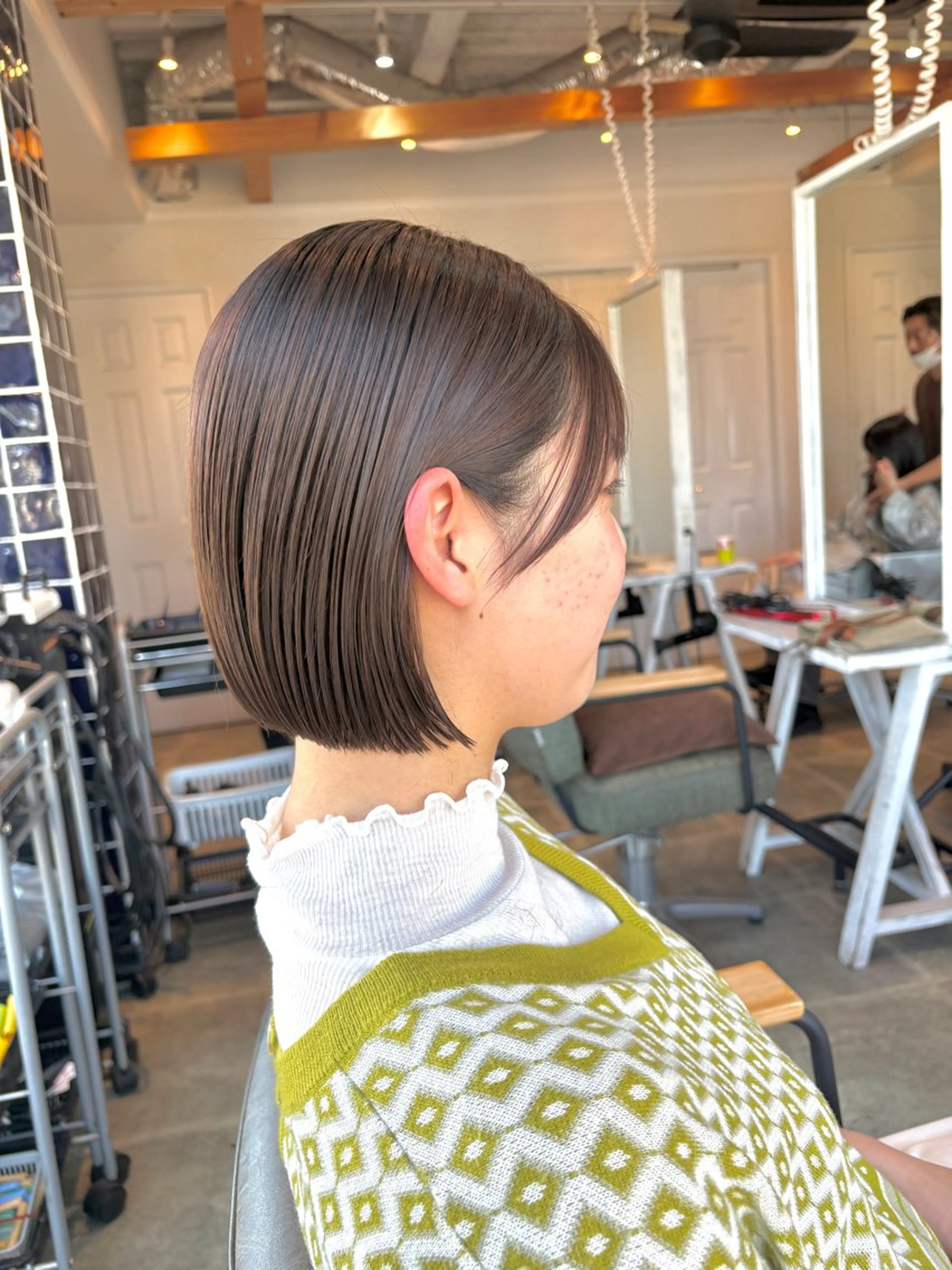 ショート ボブ カット ヘアカラー トリートメント 🍃ボブ&ショート 特化🍃髪質改善🍃のヘアスタイル