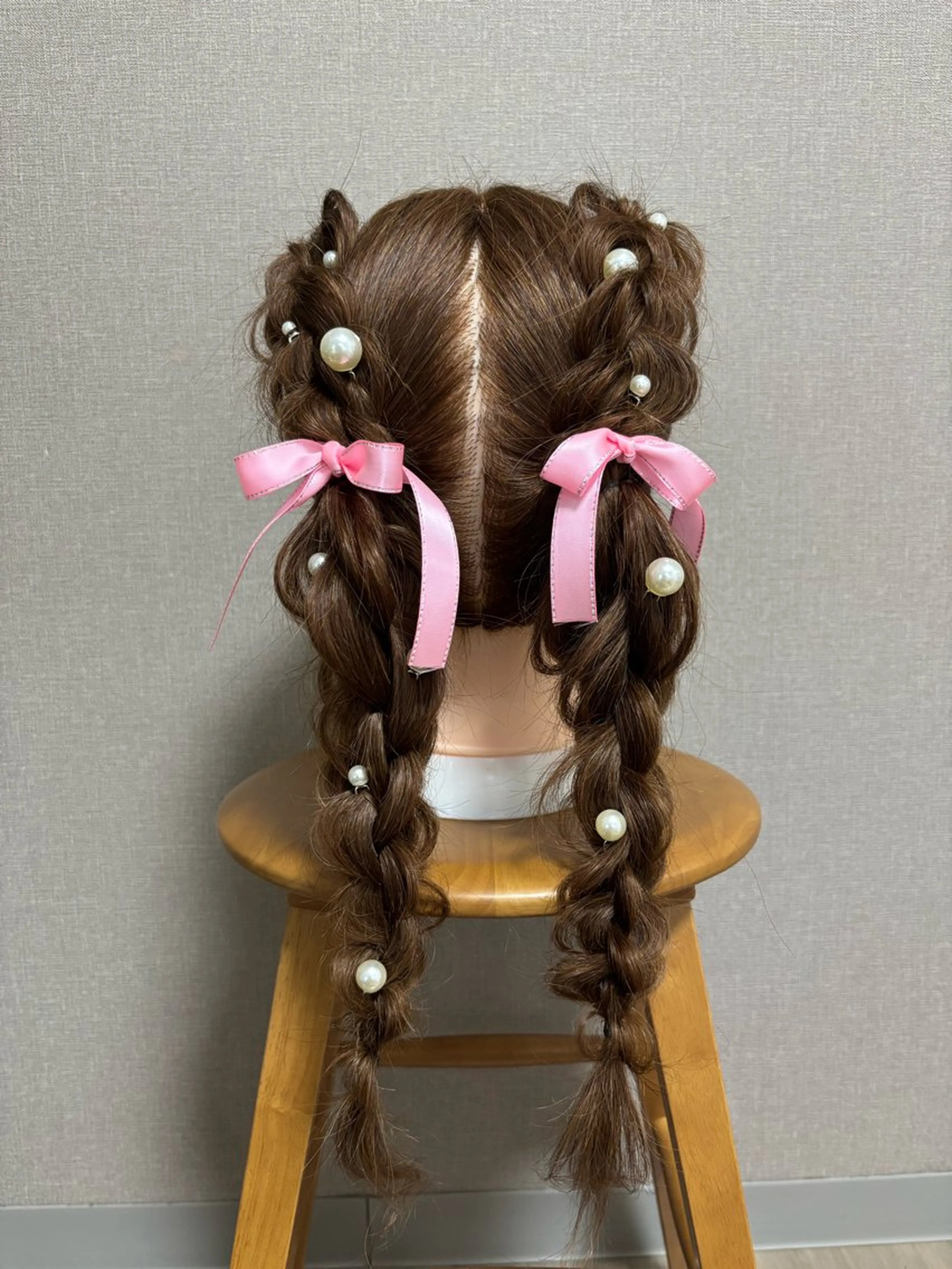 ミニモ限定🫧ヘアセット🎀推し活ヘア🧸の写真