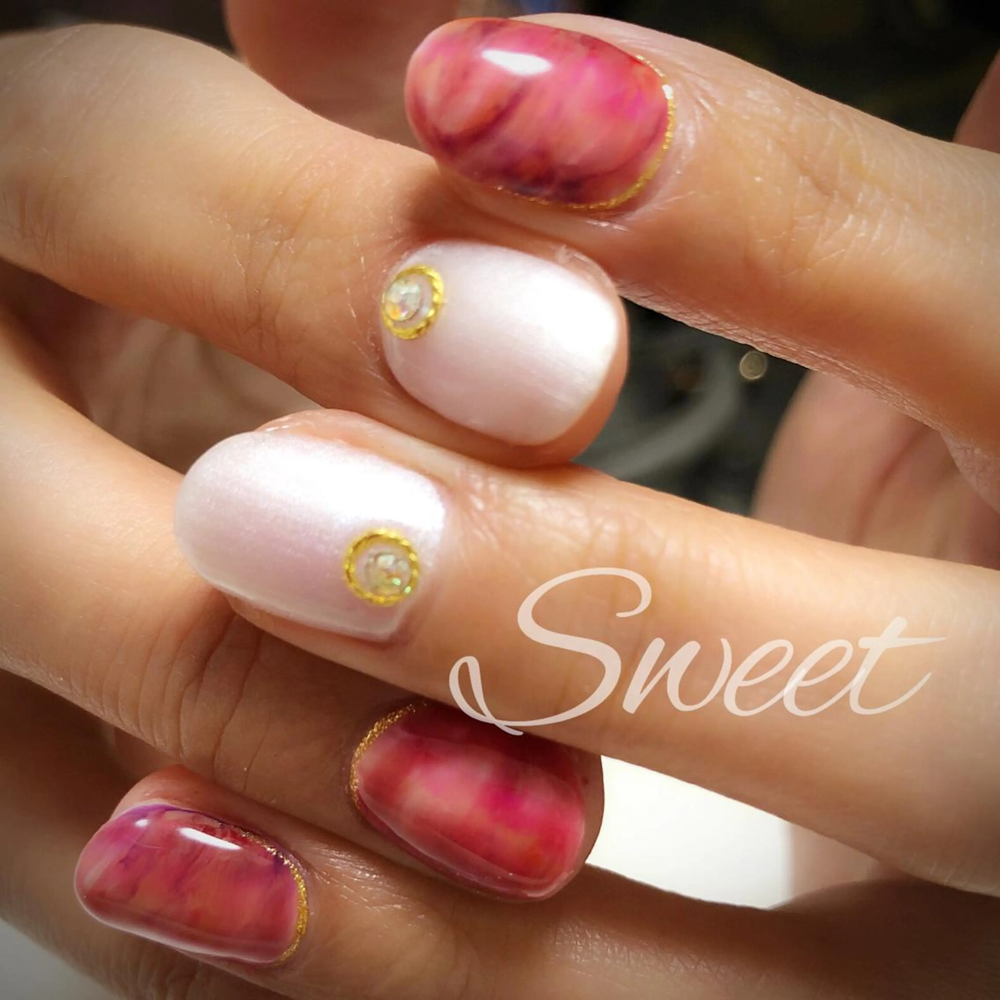 ネイル sweet 仲野陽子のネイルデザイン