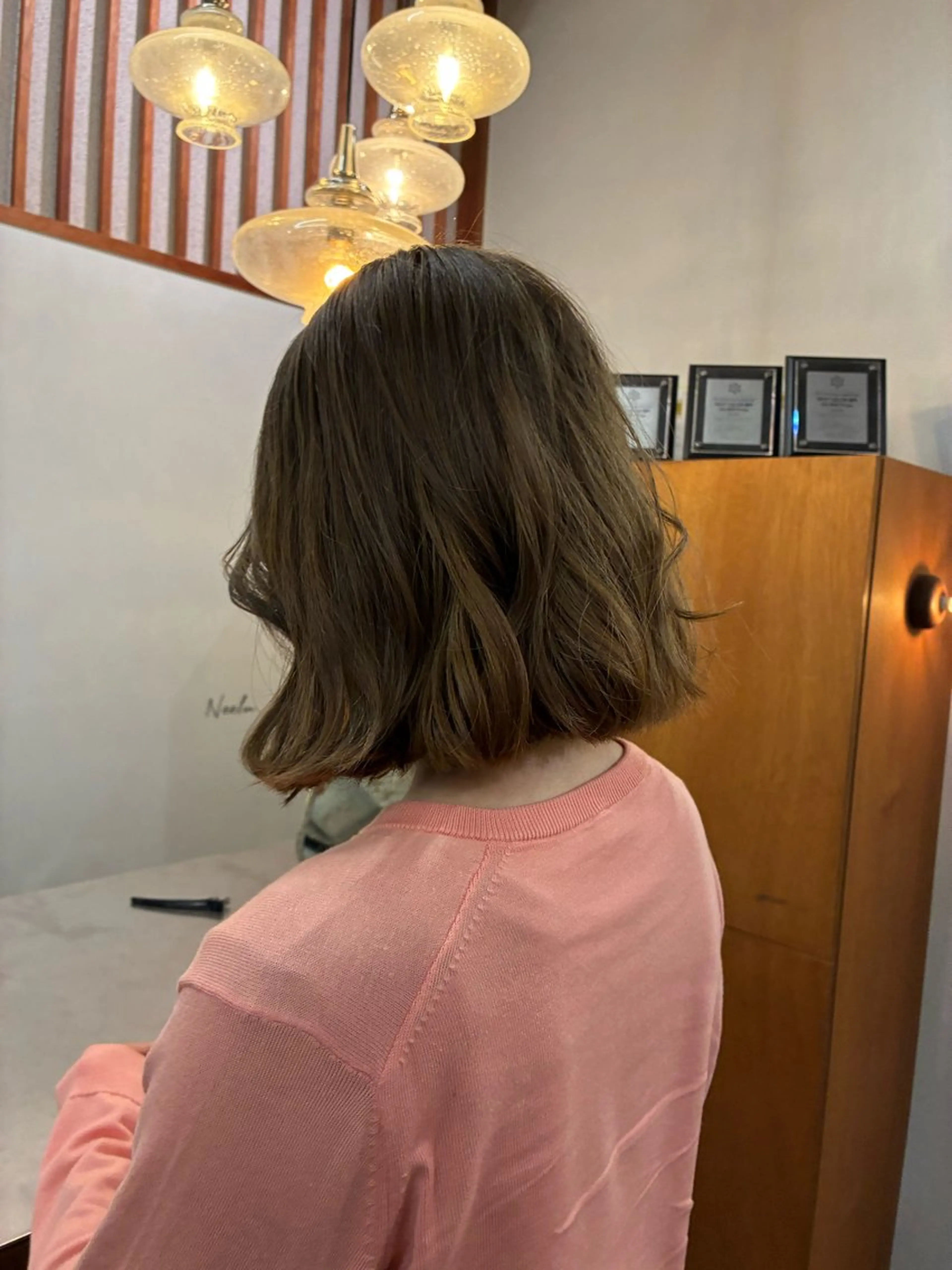 ミディアム ヘアカラー 安藤 琢真のヘアスタイル