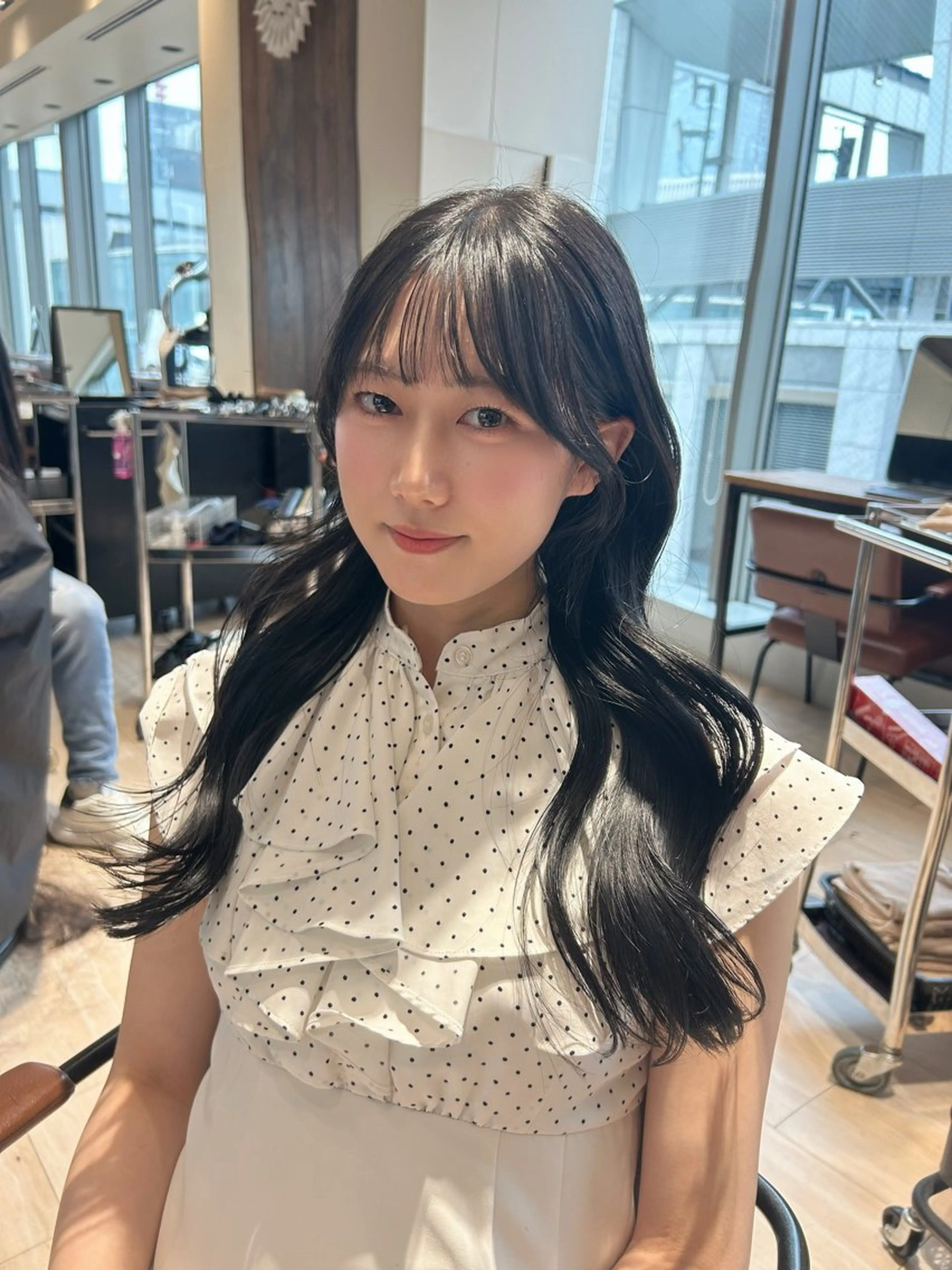 ロング カット トリートメント 🌼大竹美侑／顔まわ りカット／レイヤーのヘアスタイル