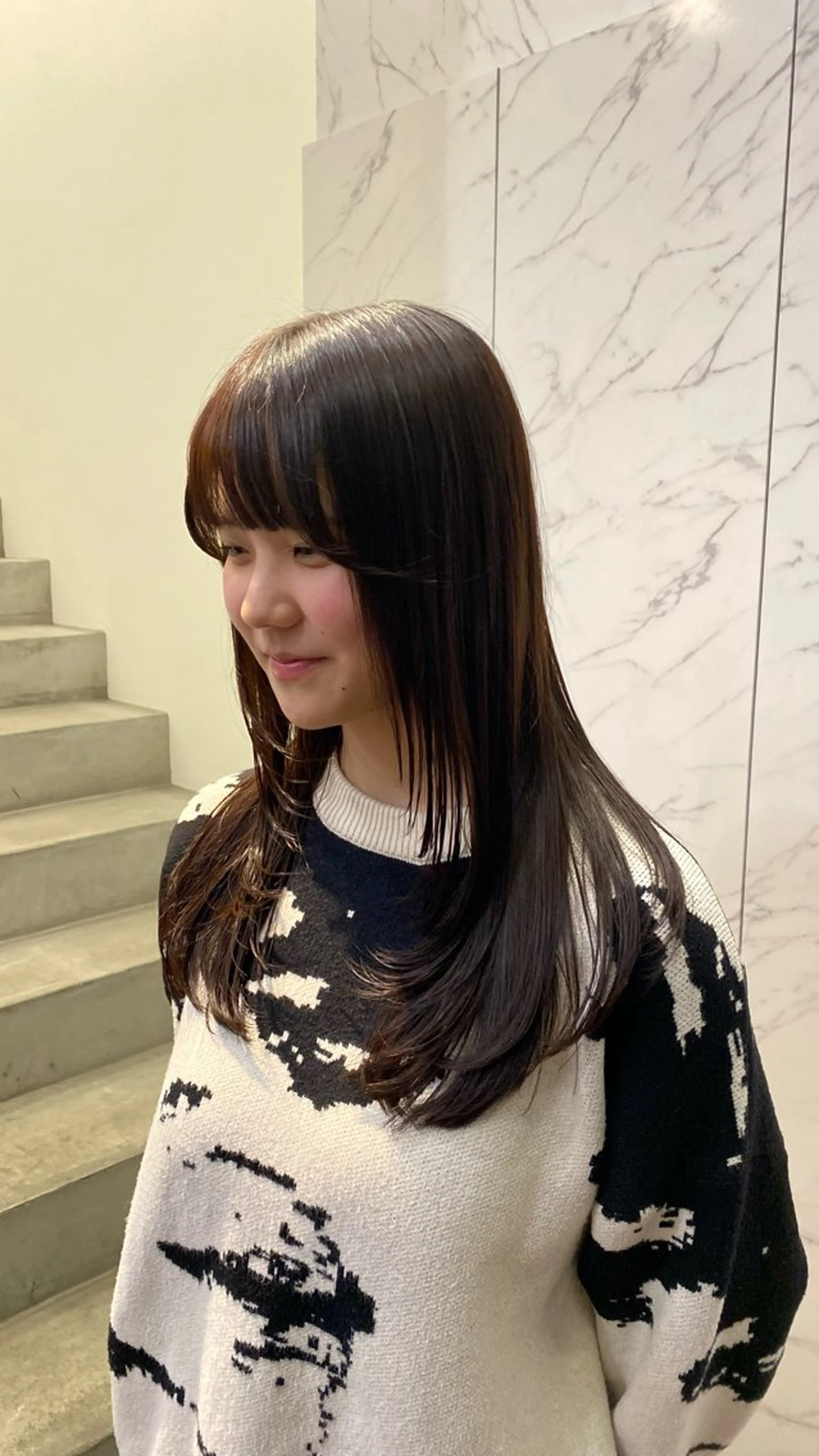 ロング マツザキ マナトのヘアスタイル