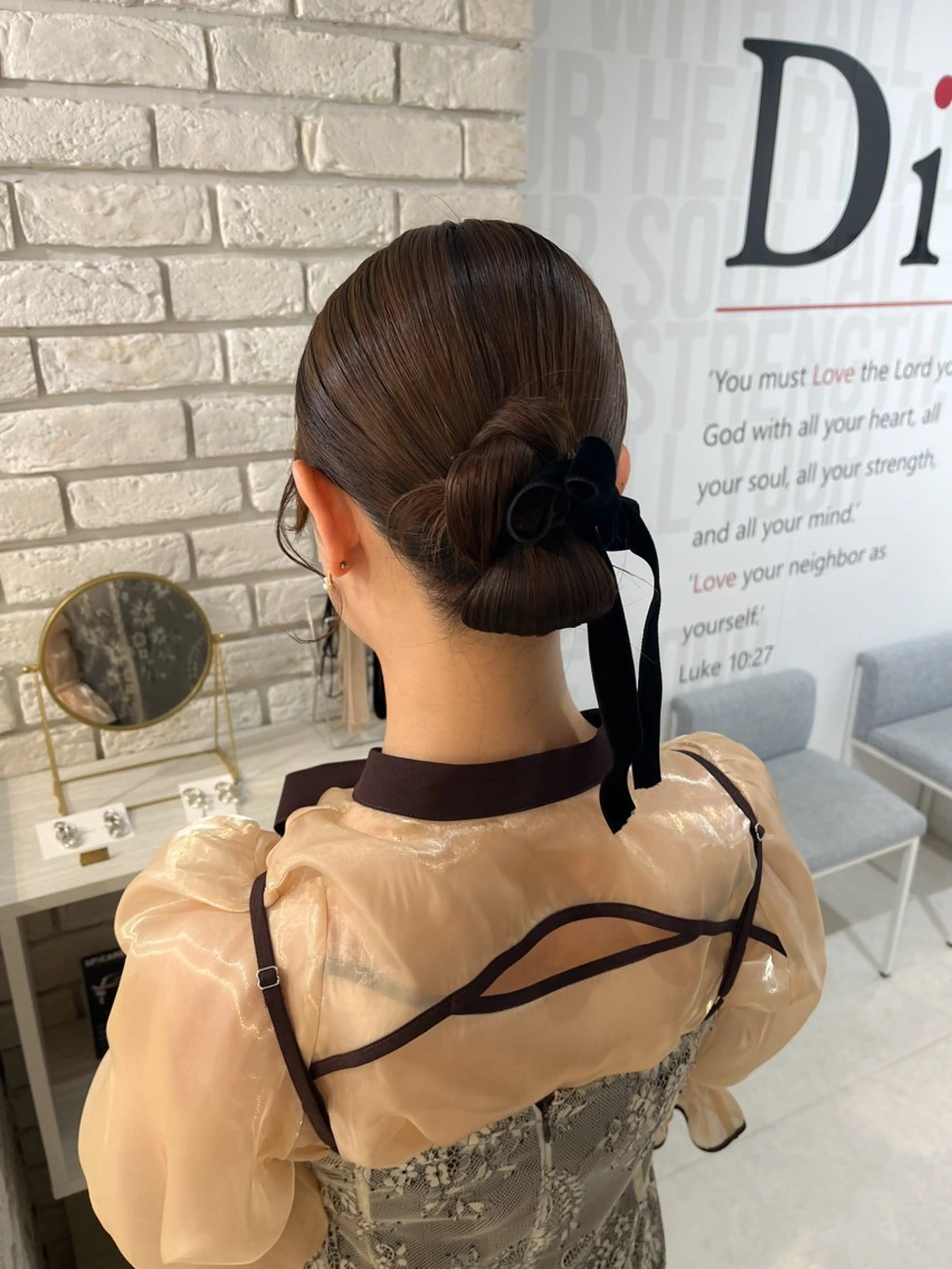 ロング ヘアアレンジ りん/ 名古屋ヘアセットのヘアスタイル