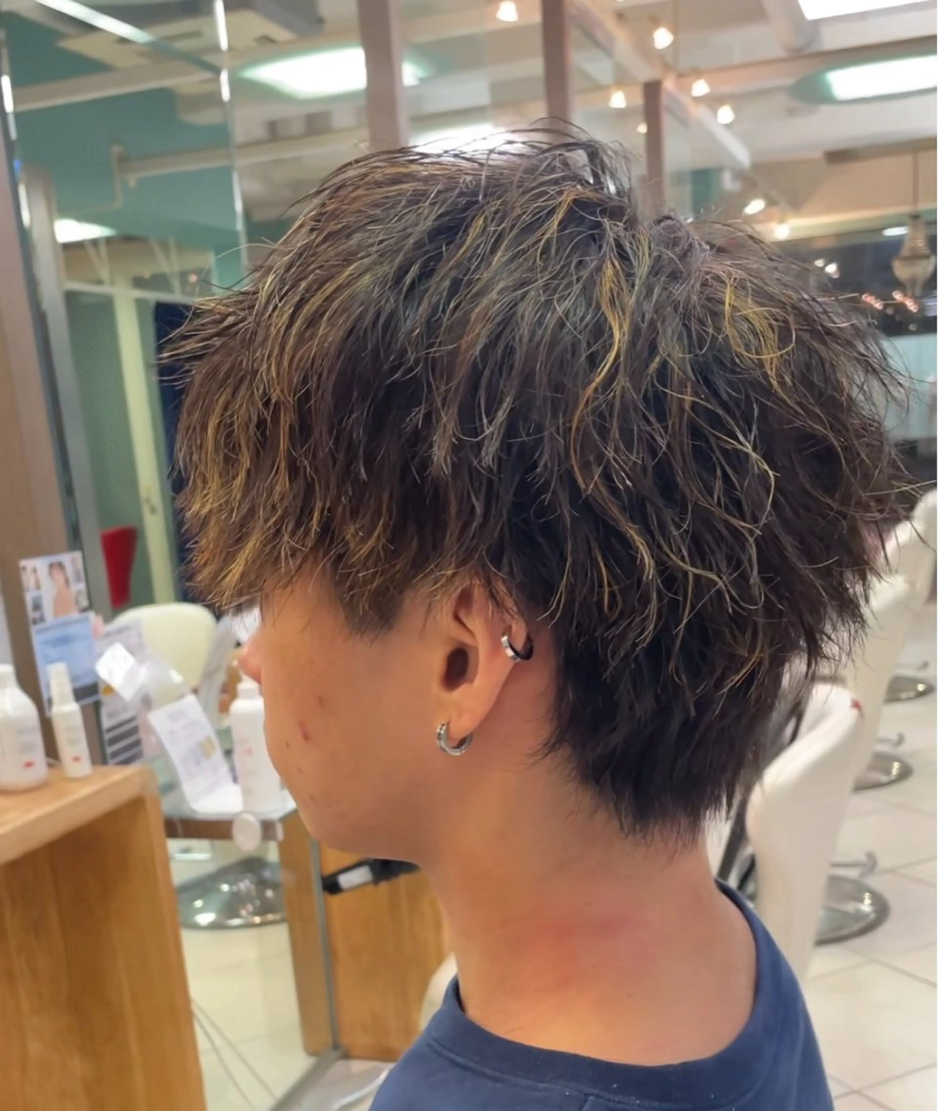 カラー パーマ メンズ ヘアカラー 🌫️EARTH 【タツキ】🌫️のヘアスタイル