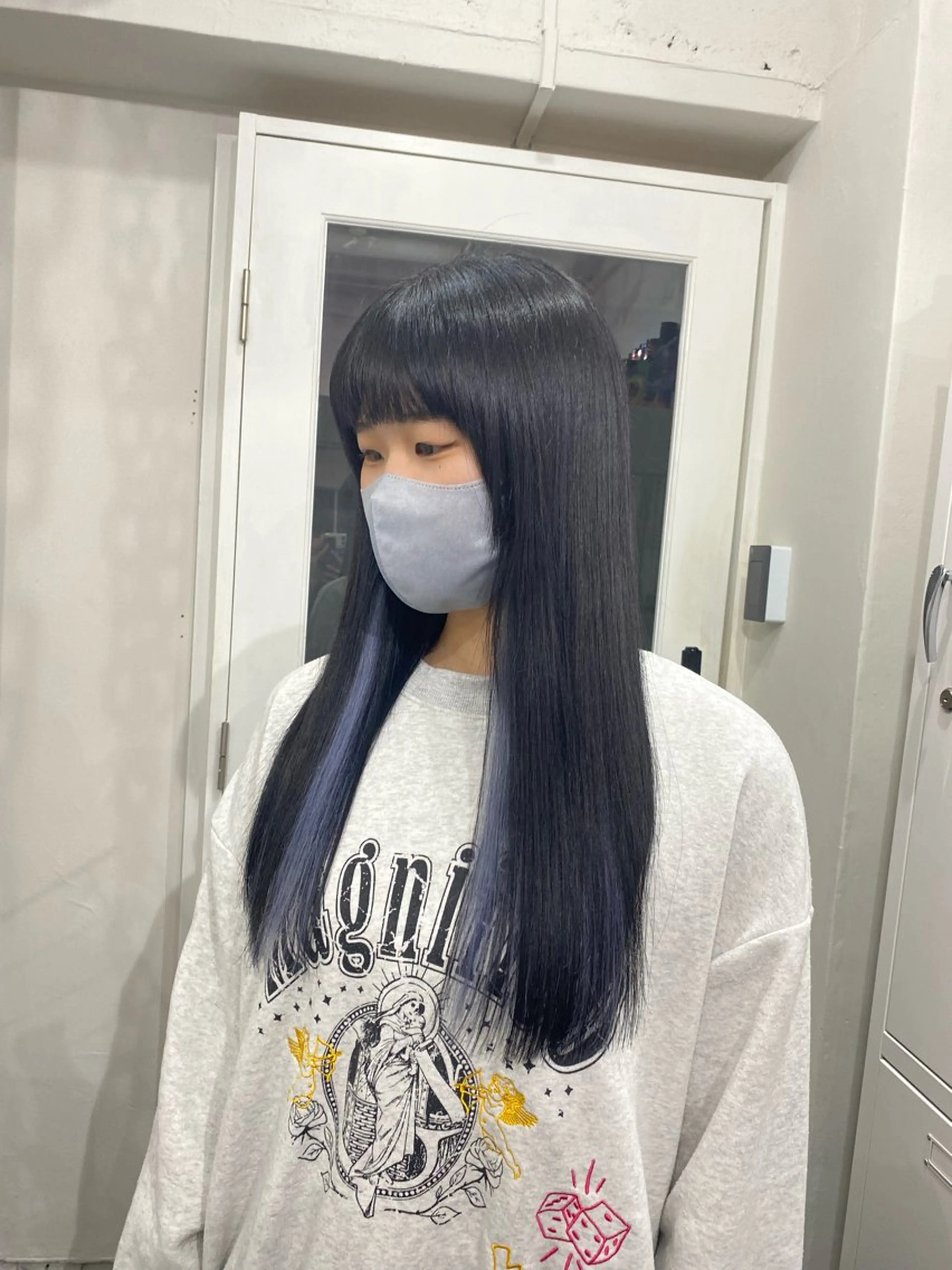 ♡🦄ポイントエクステ(10本)🦄♡ワンカラー➕馴染ませカット無料の写真