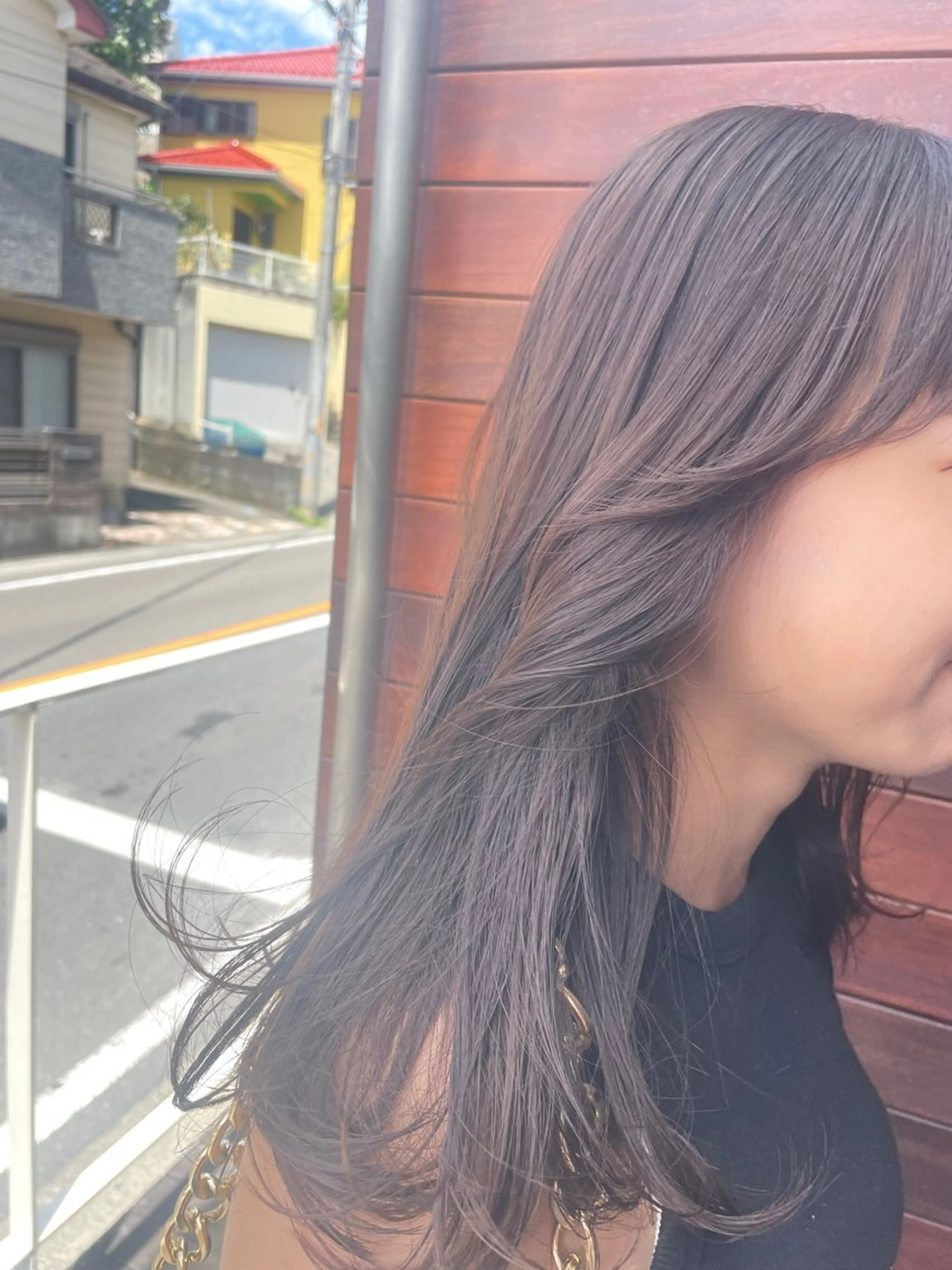 ミディアム 縮毛矯正 カット 縮毛矯正 🩵YUKO🩵 from...✂️のヘアスタイル