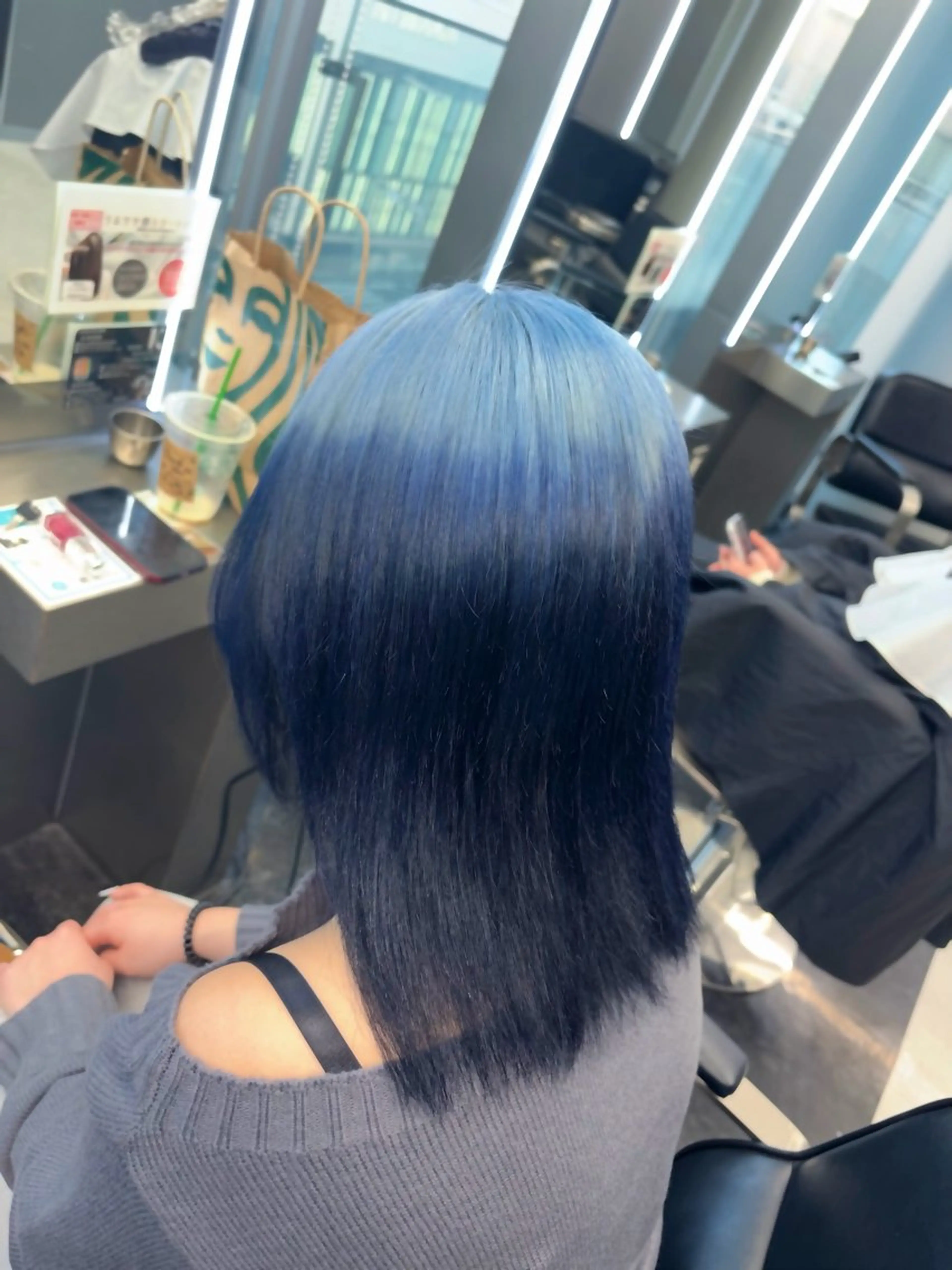 セミロング カット ヘアカラー カラー🌈/カット /栄/misa👻のヘアスタイル