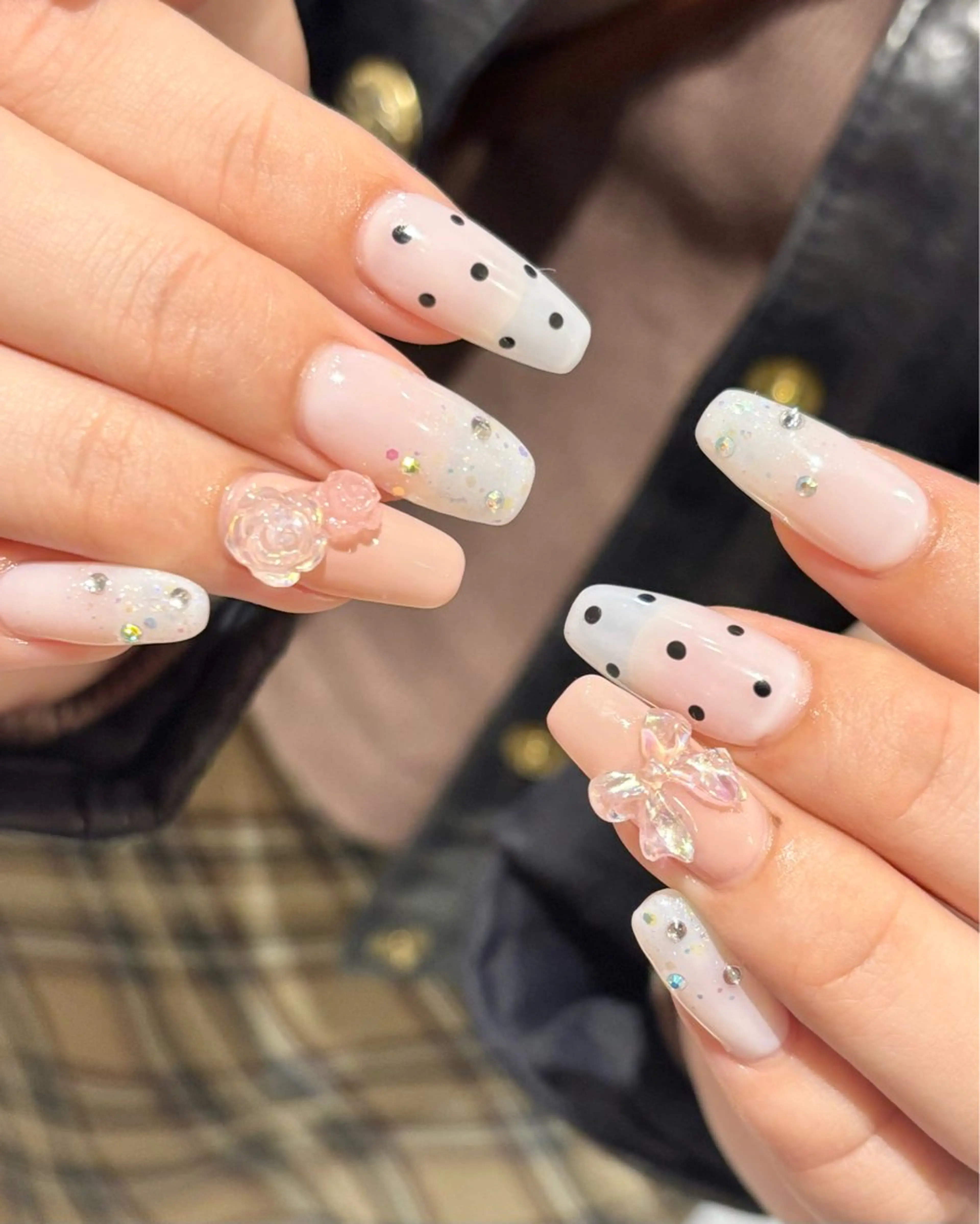 ハンド*オフなし*チップ長さ出し(10本)+60minアートの写真