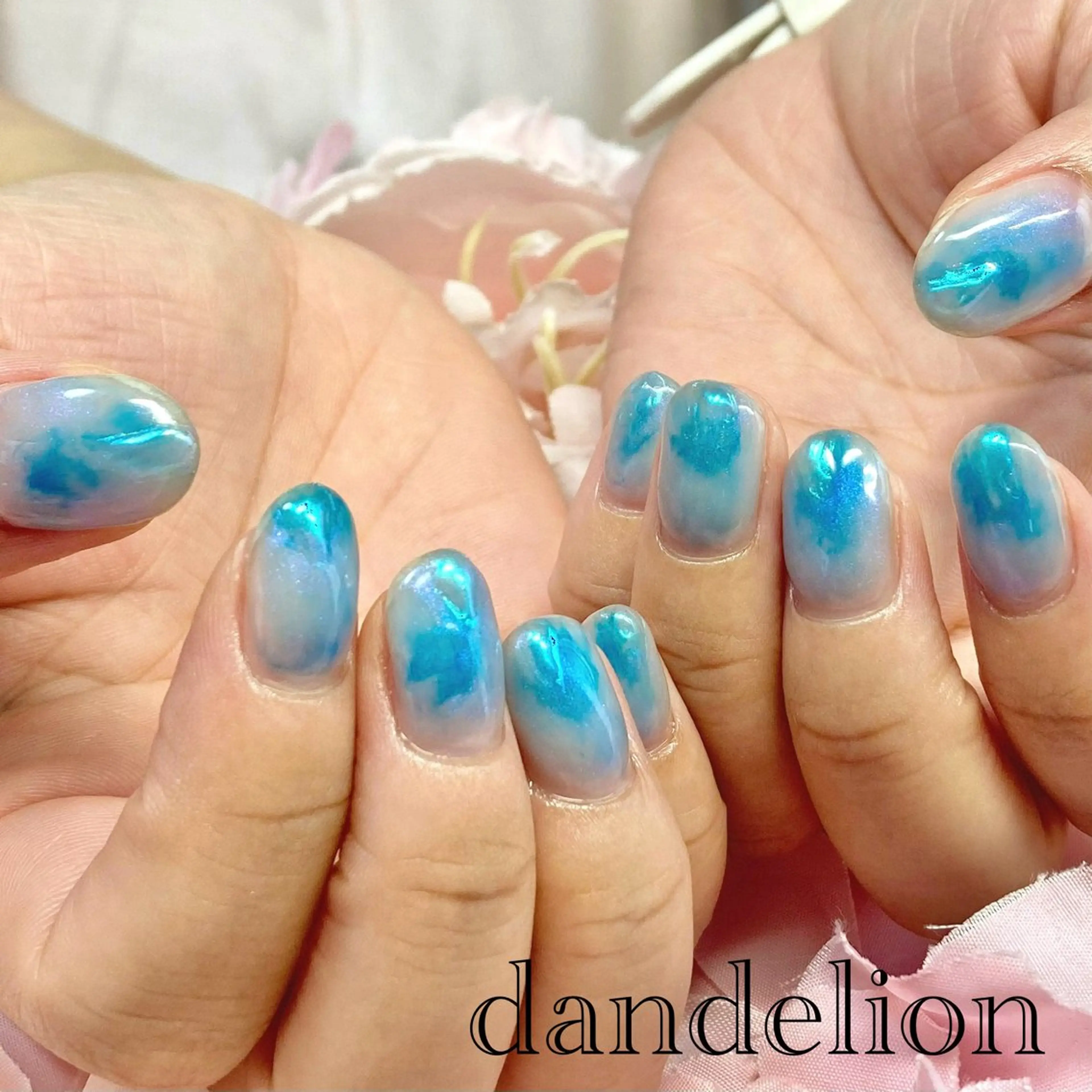 ネイル ハンドネイル ハンドケア dandelion ダンデライオンのネイルデザイン